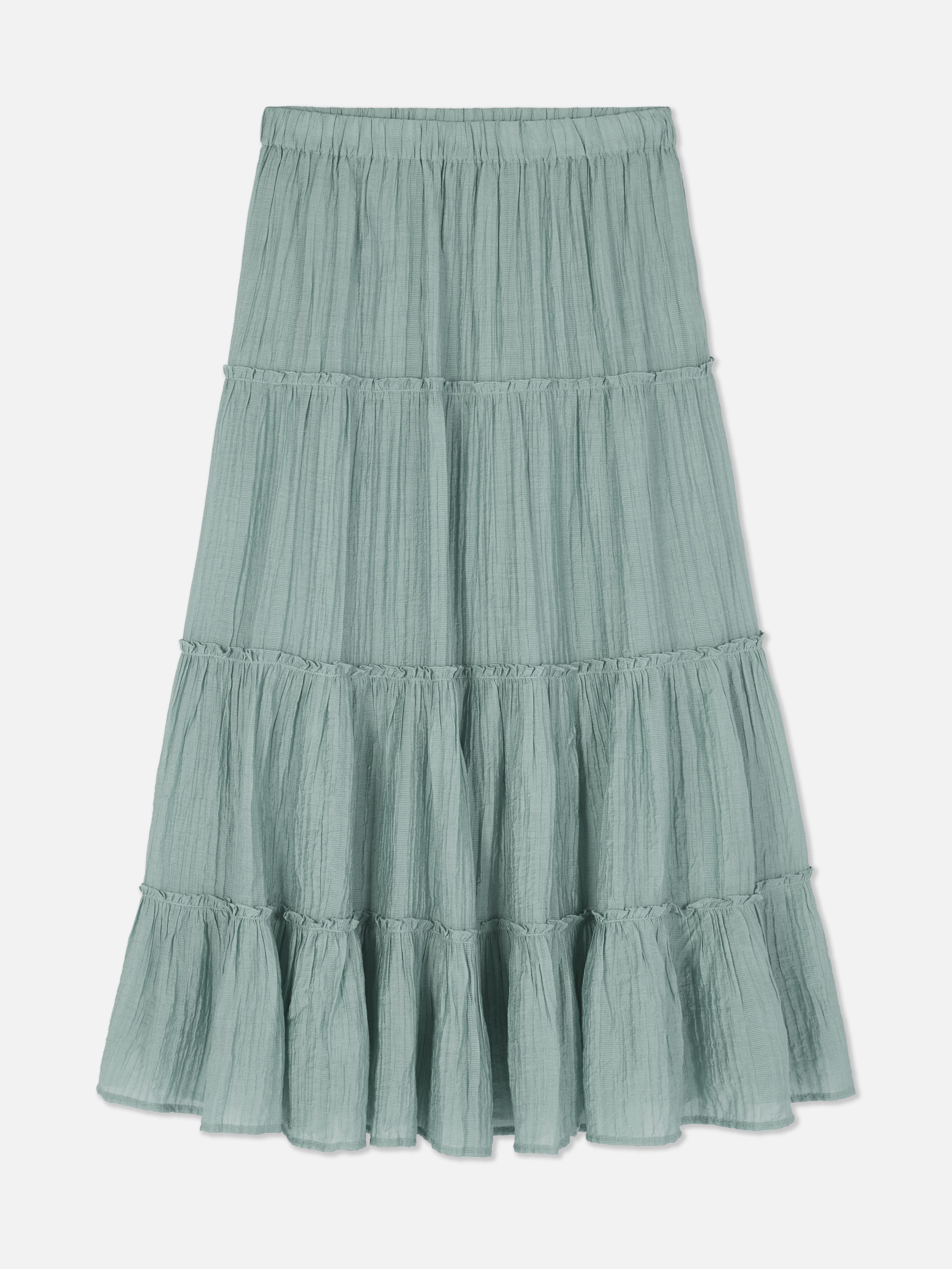 Tiered Maxi Skirt