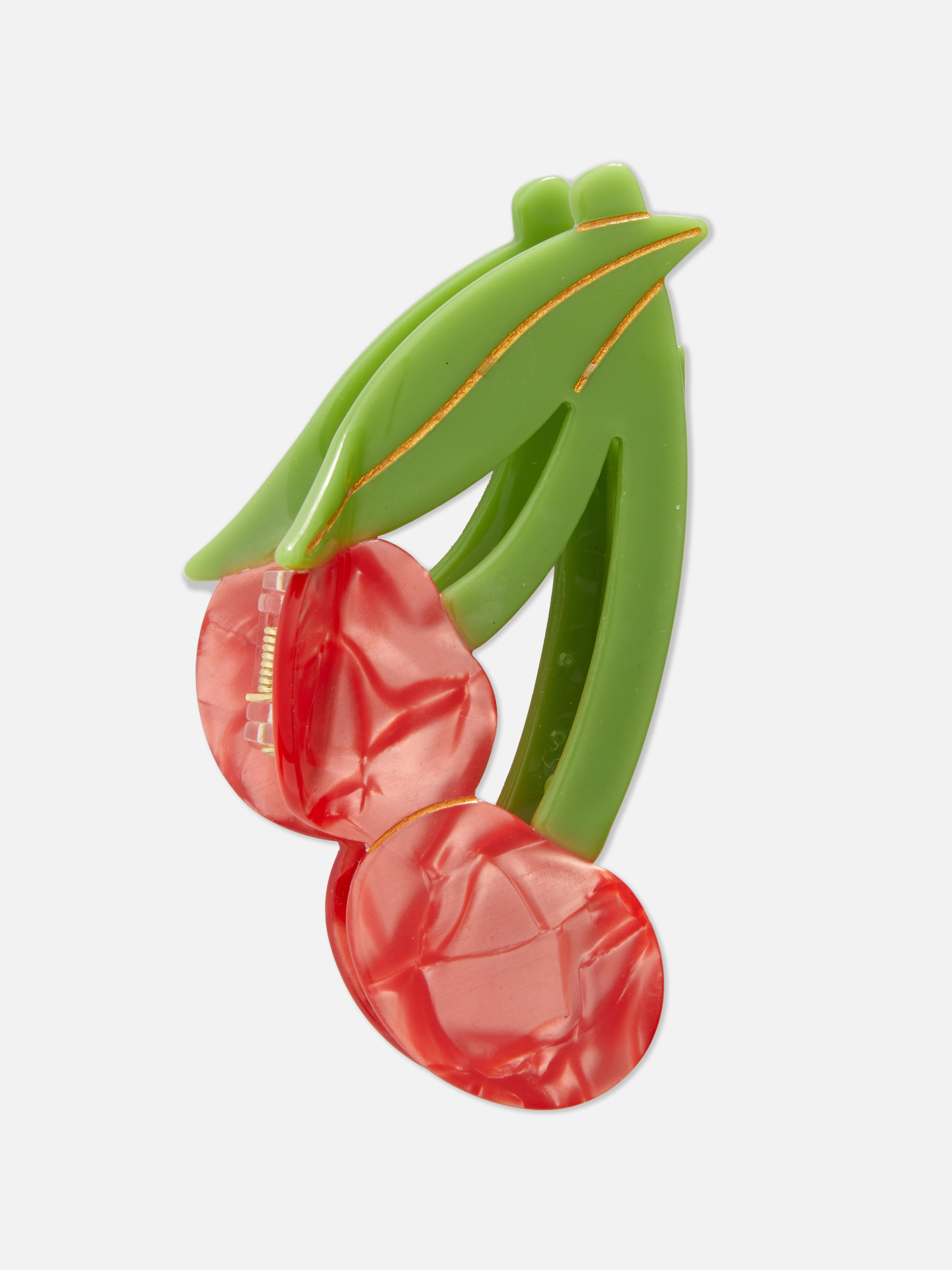 Fermacapelli a forma di ciliegia