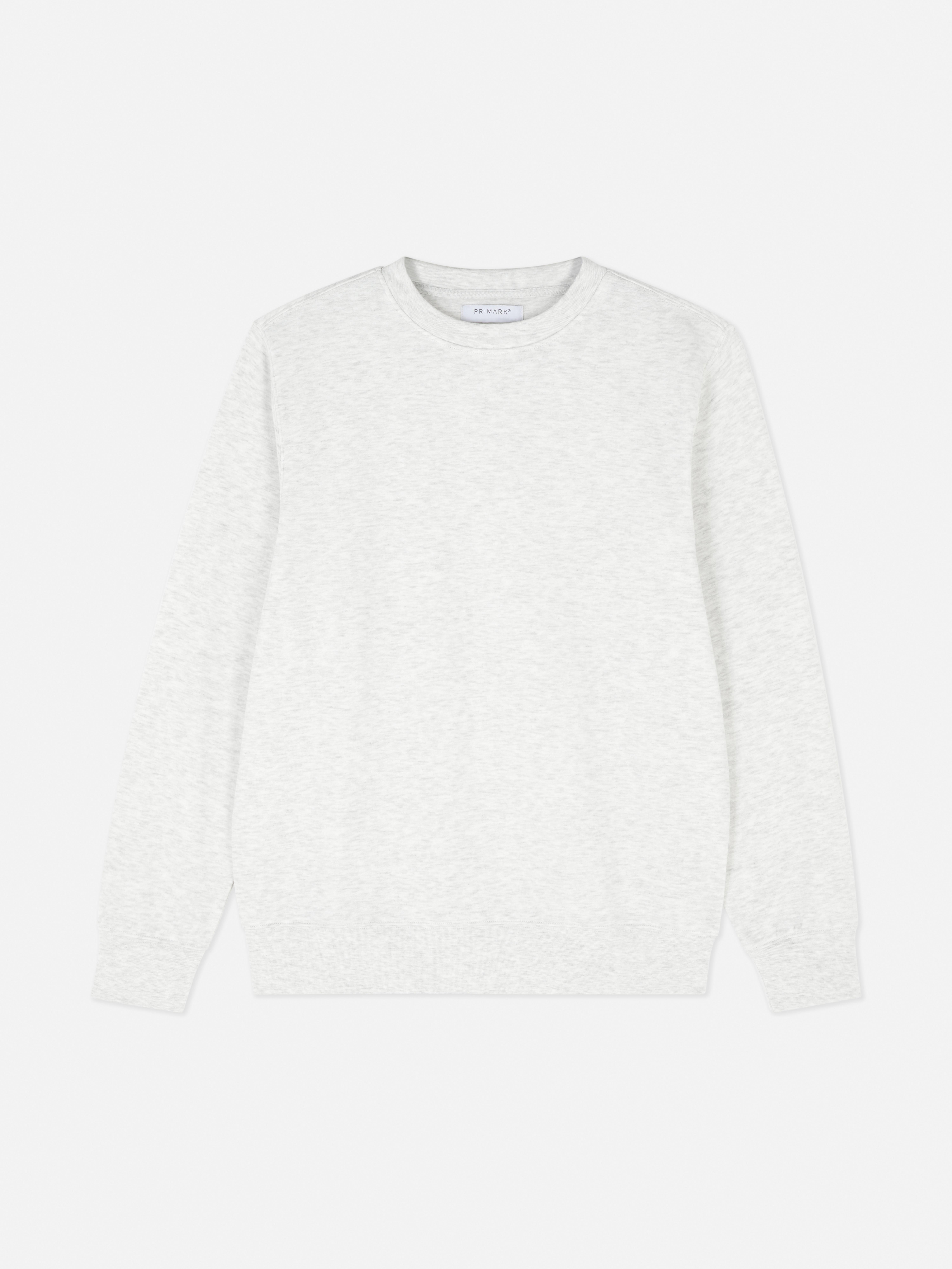 Basic sweatshirt met ronde hals