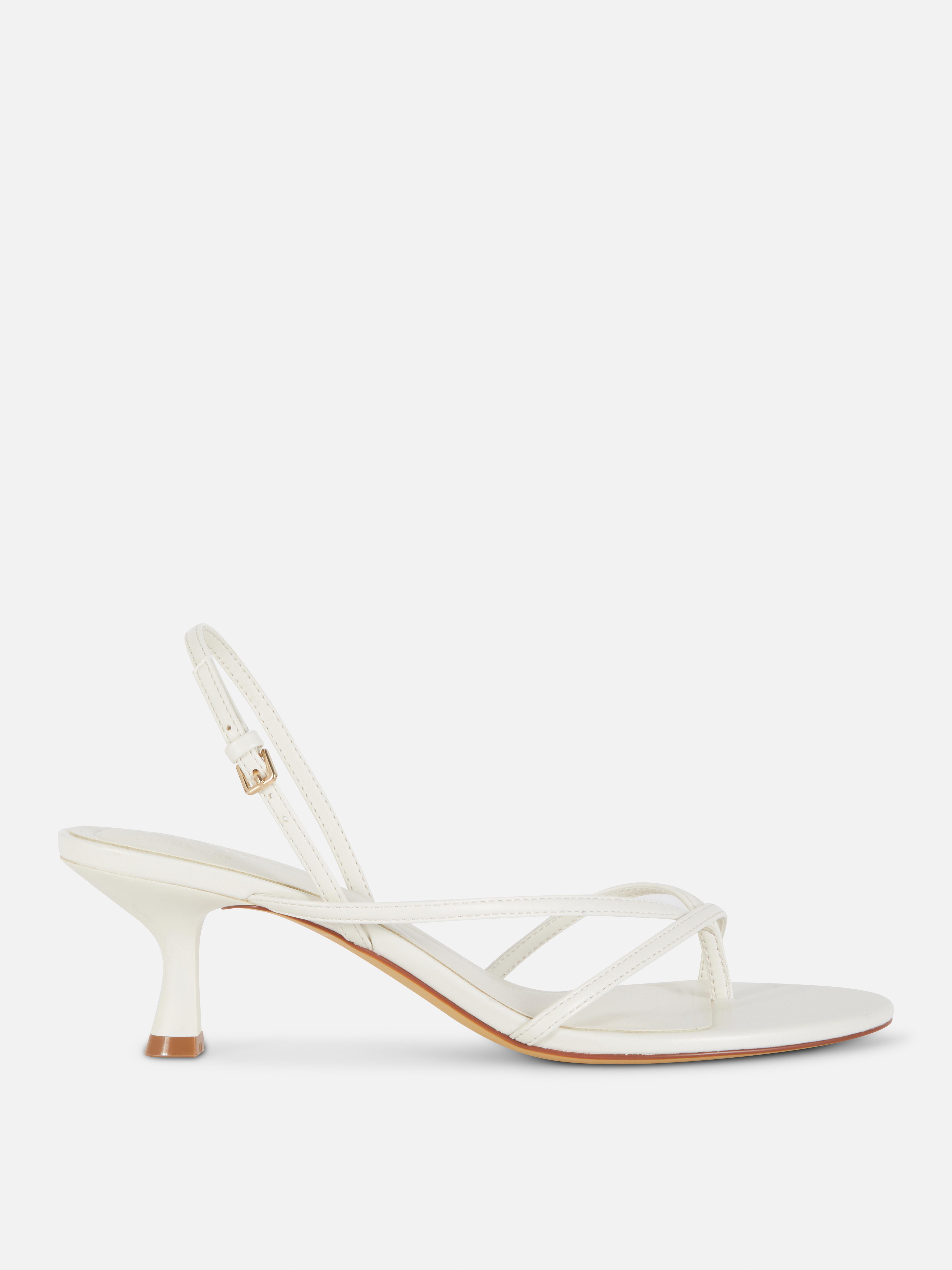 Slingbacksandalen met bandjes en hak Rita Ora