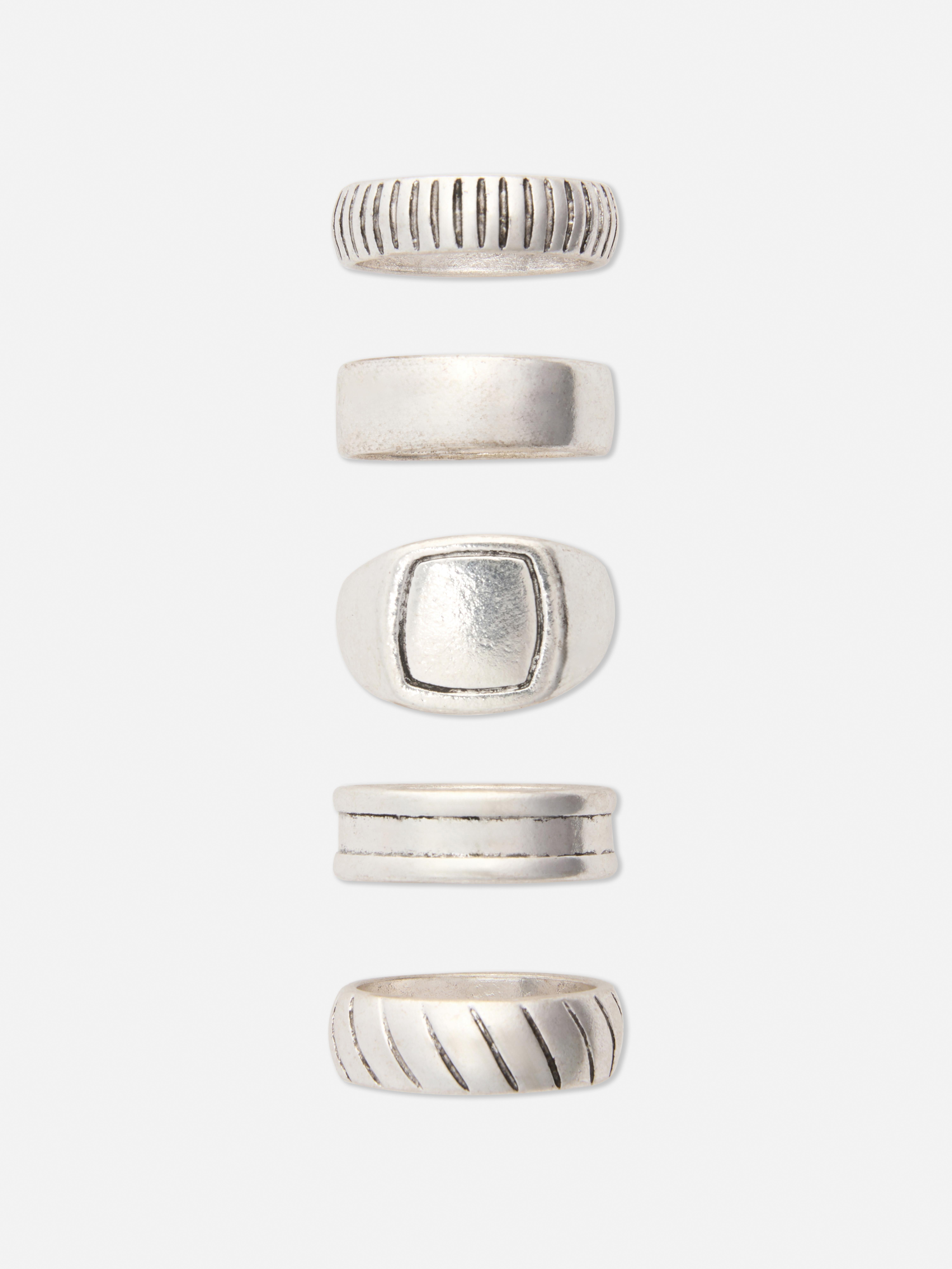Metallringe, 5er-Pack