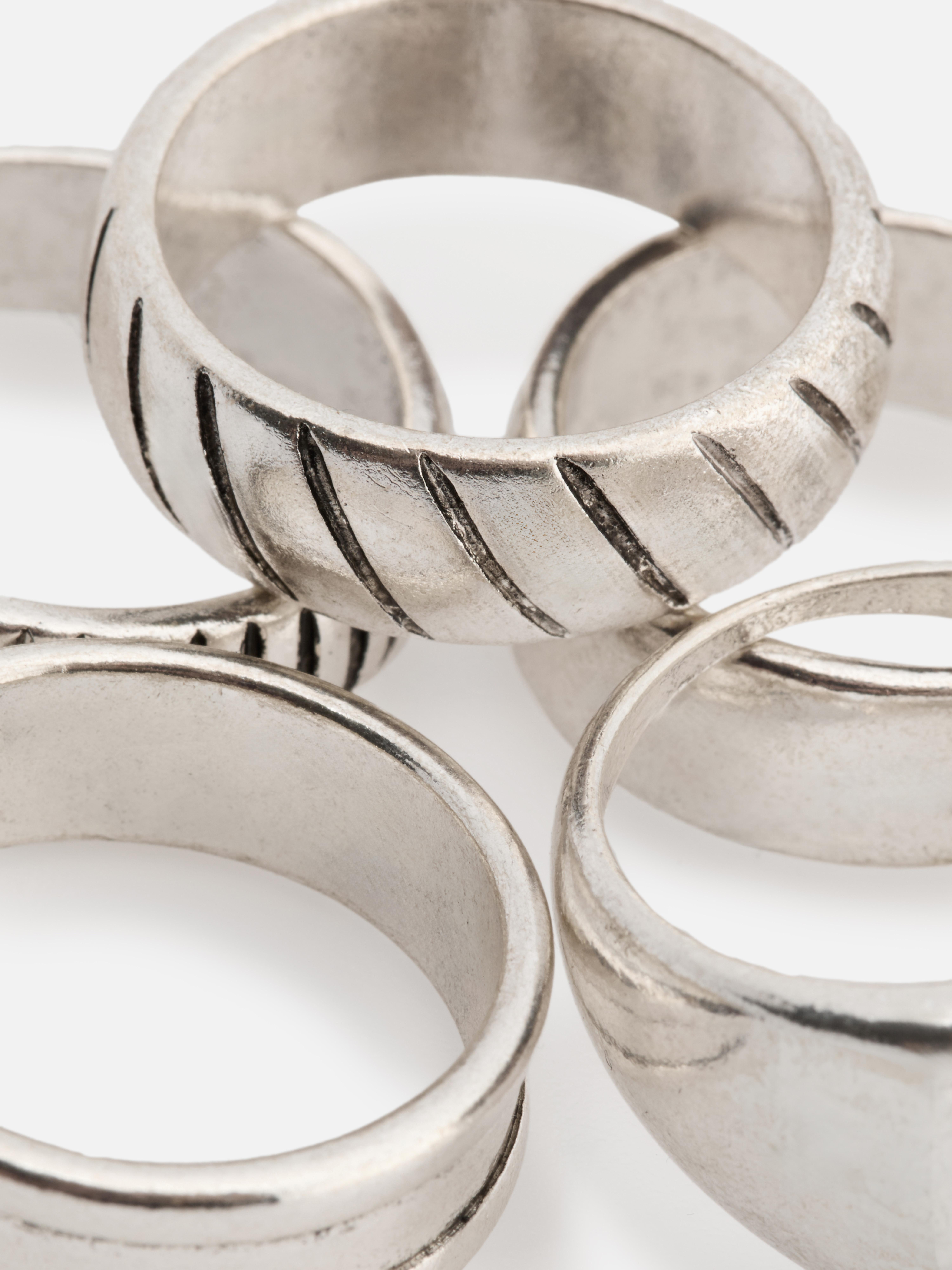 Metallringe, 5er-Pack