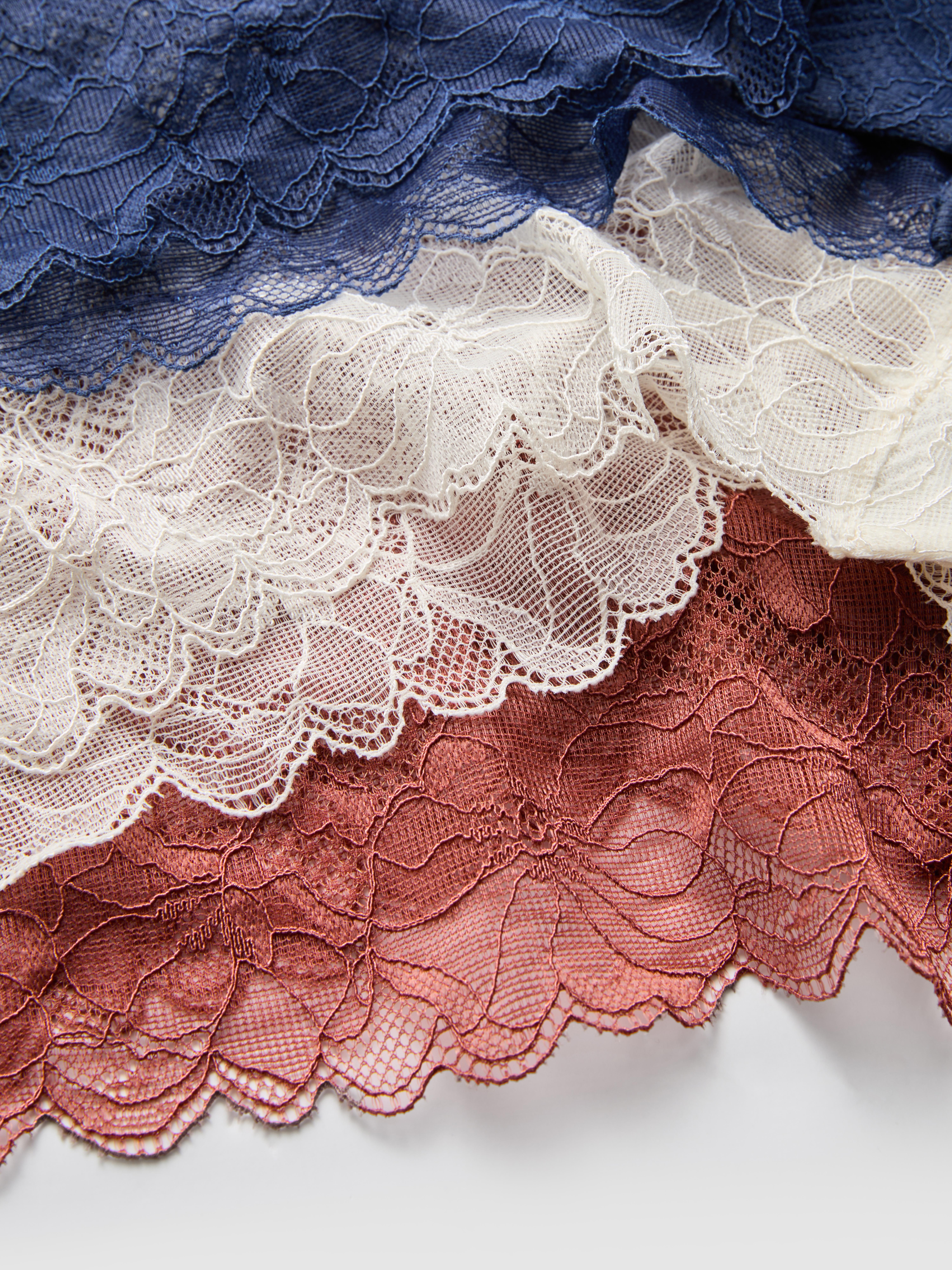 Lot de 3 culottes brésiliennes en dentelle