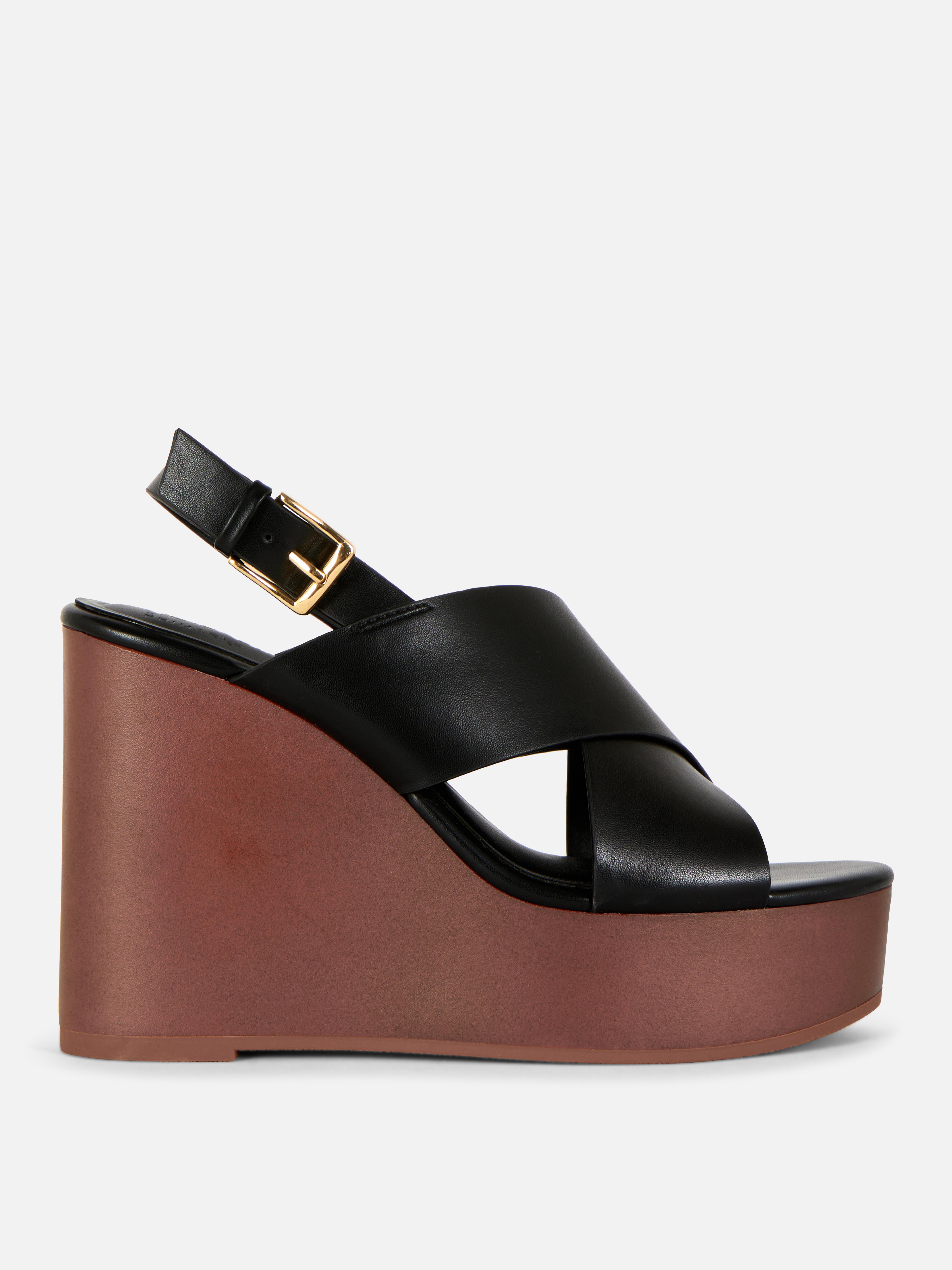 Slingbacksandalen met sleehak Rita Ora