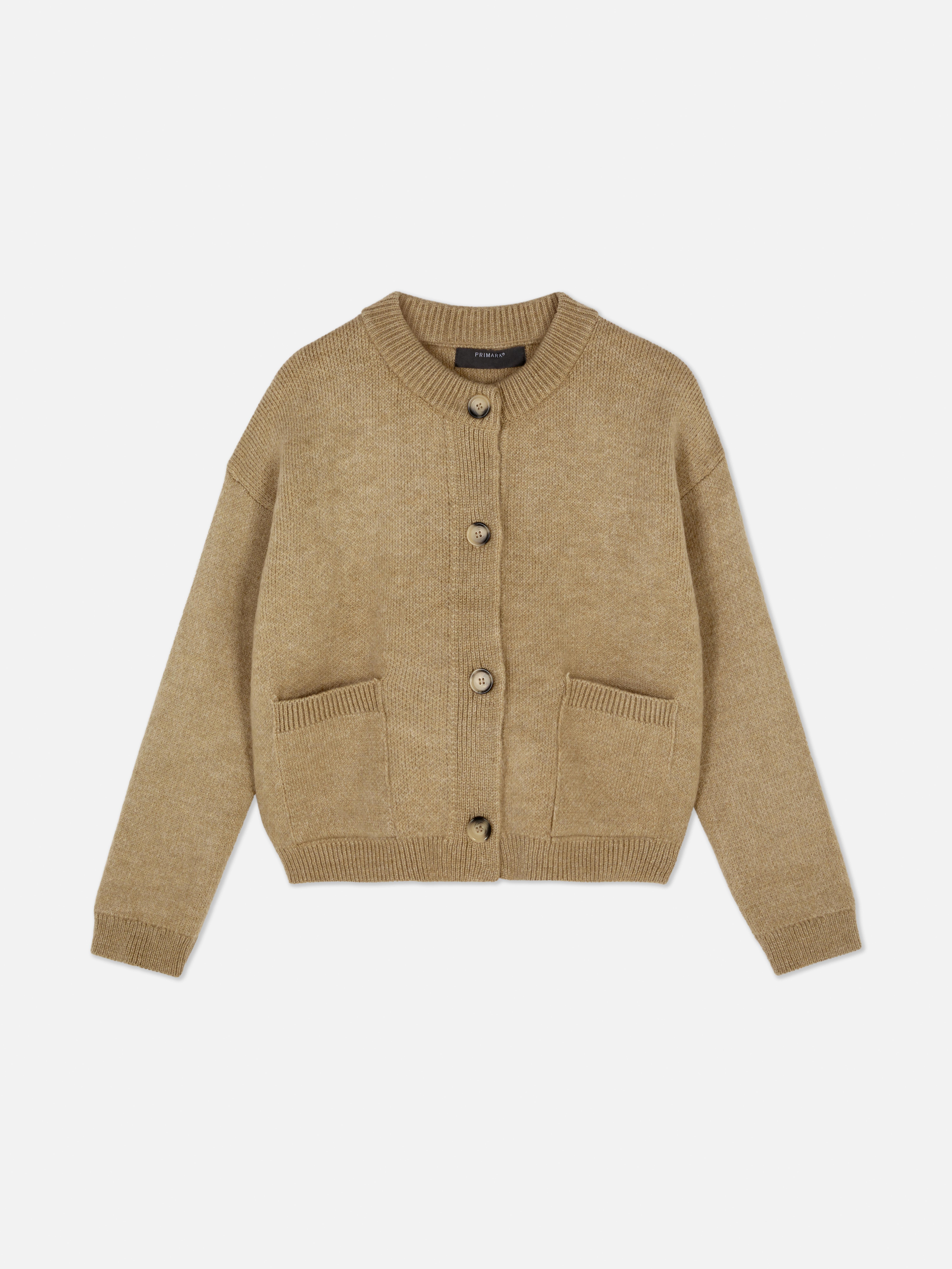 Knitted Bomber Cardigan
