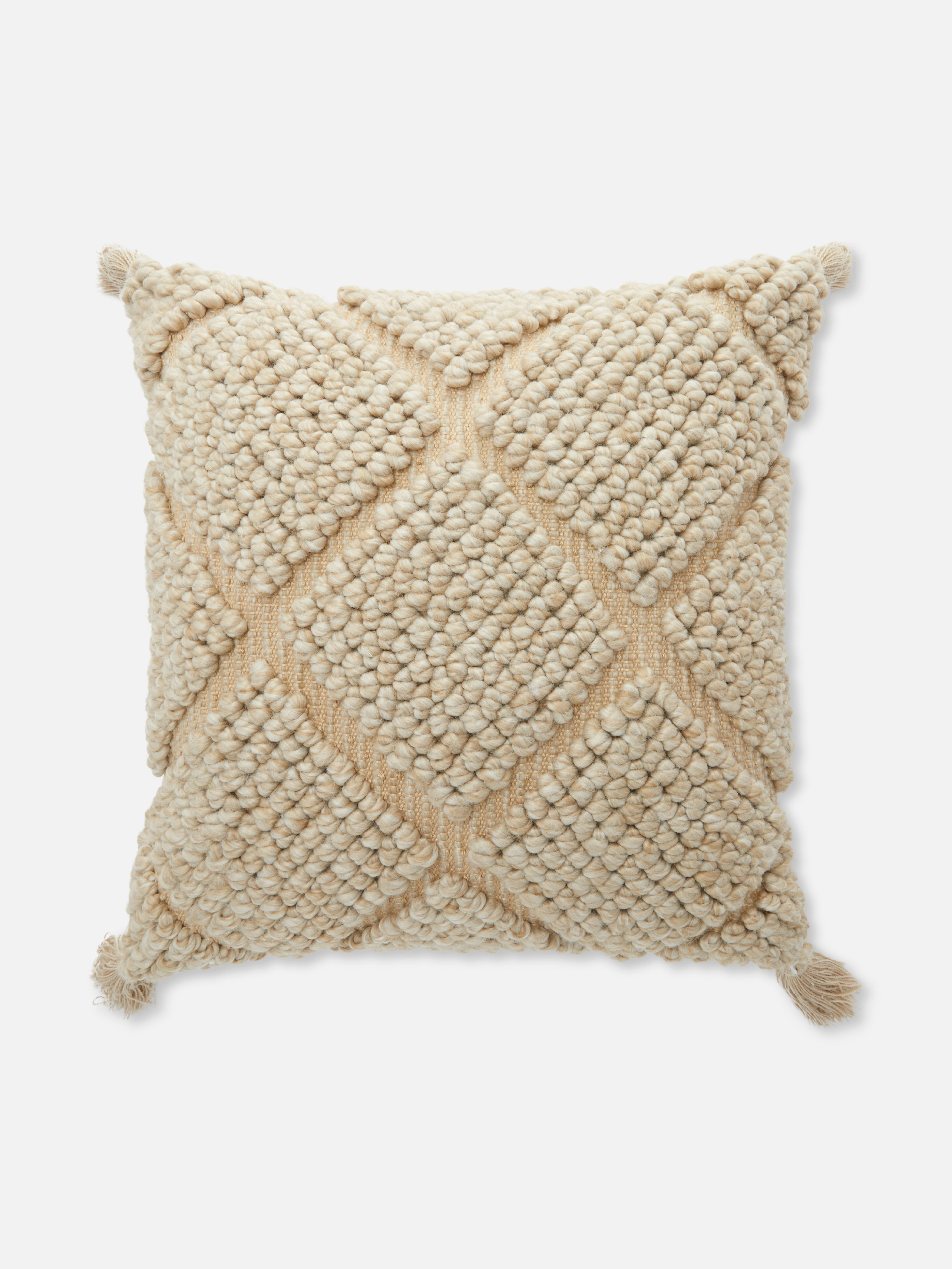 The Edit Dobby Textured Square  Cushion