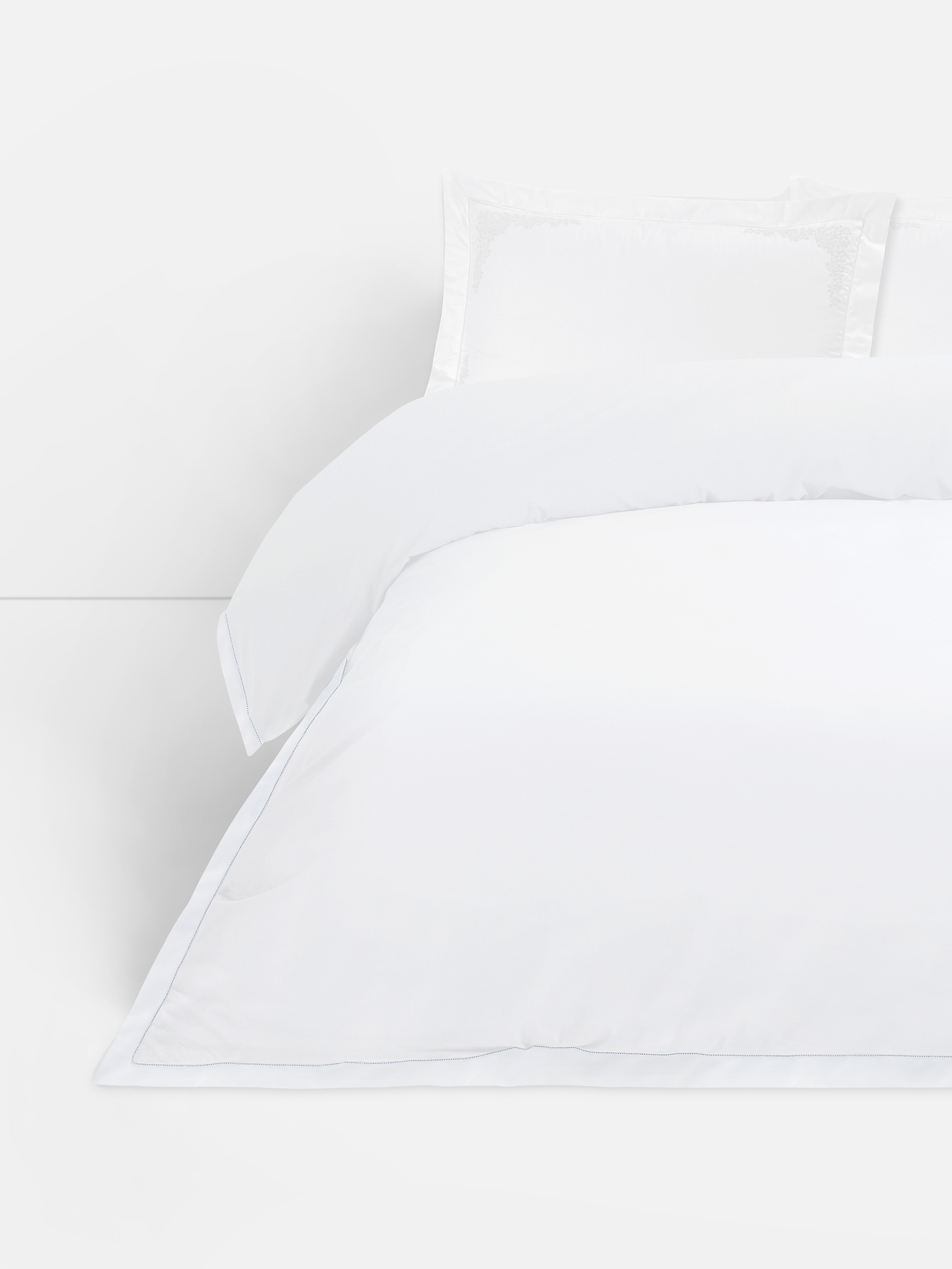 The Edit 500 Thread Count Embroidered Super King Duvet Cover Set