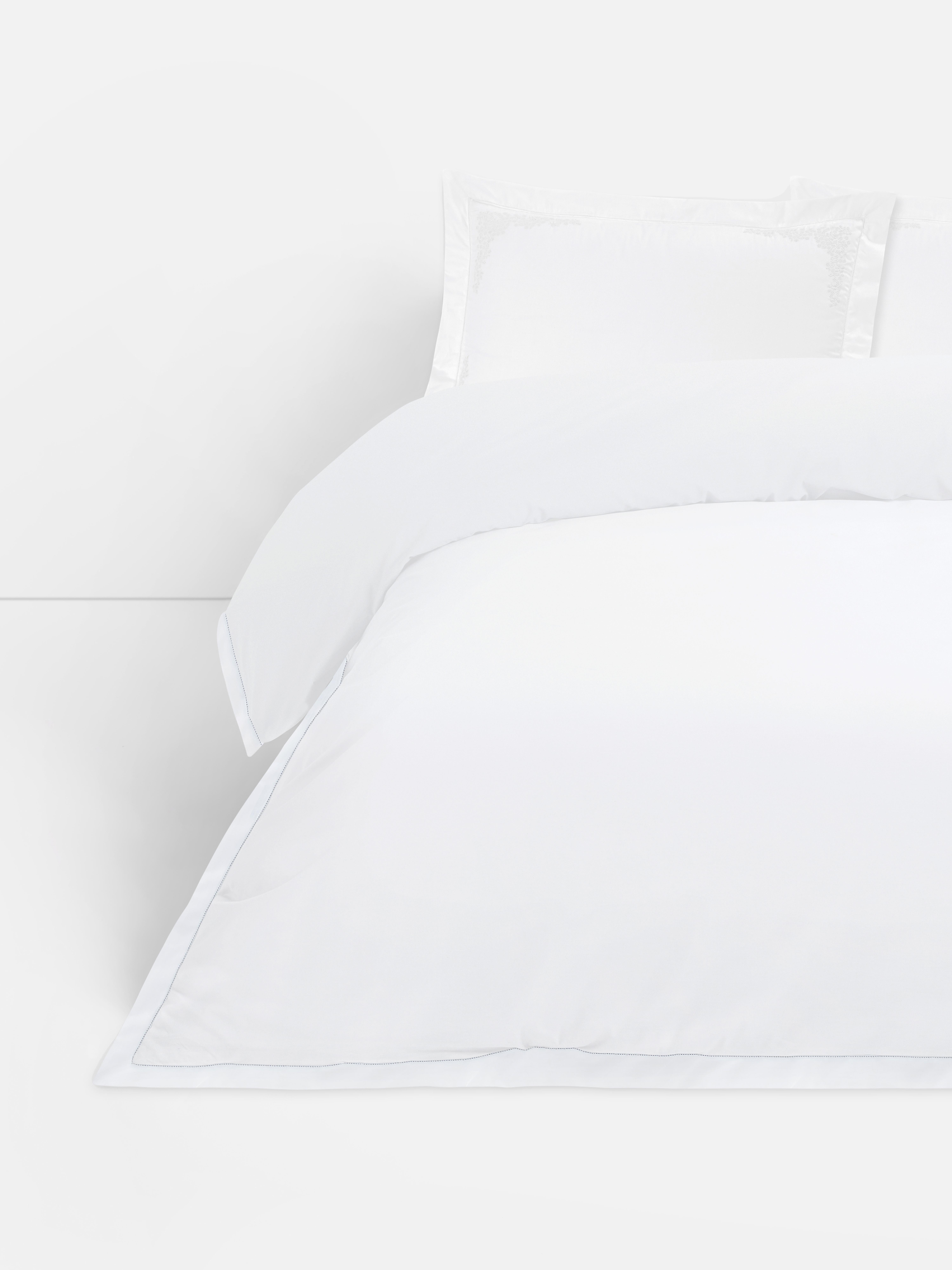 The Edit 500 Thread Count Embroidered Super King Duvet Cover Set
