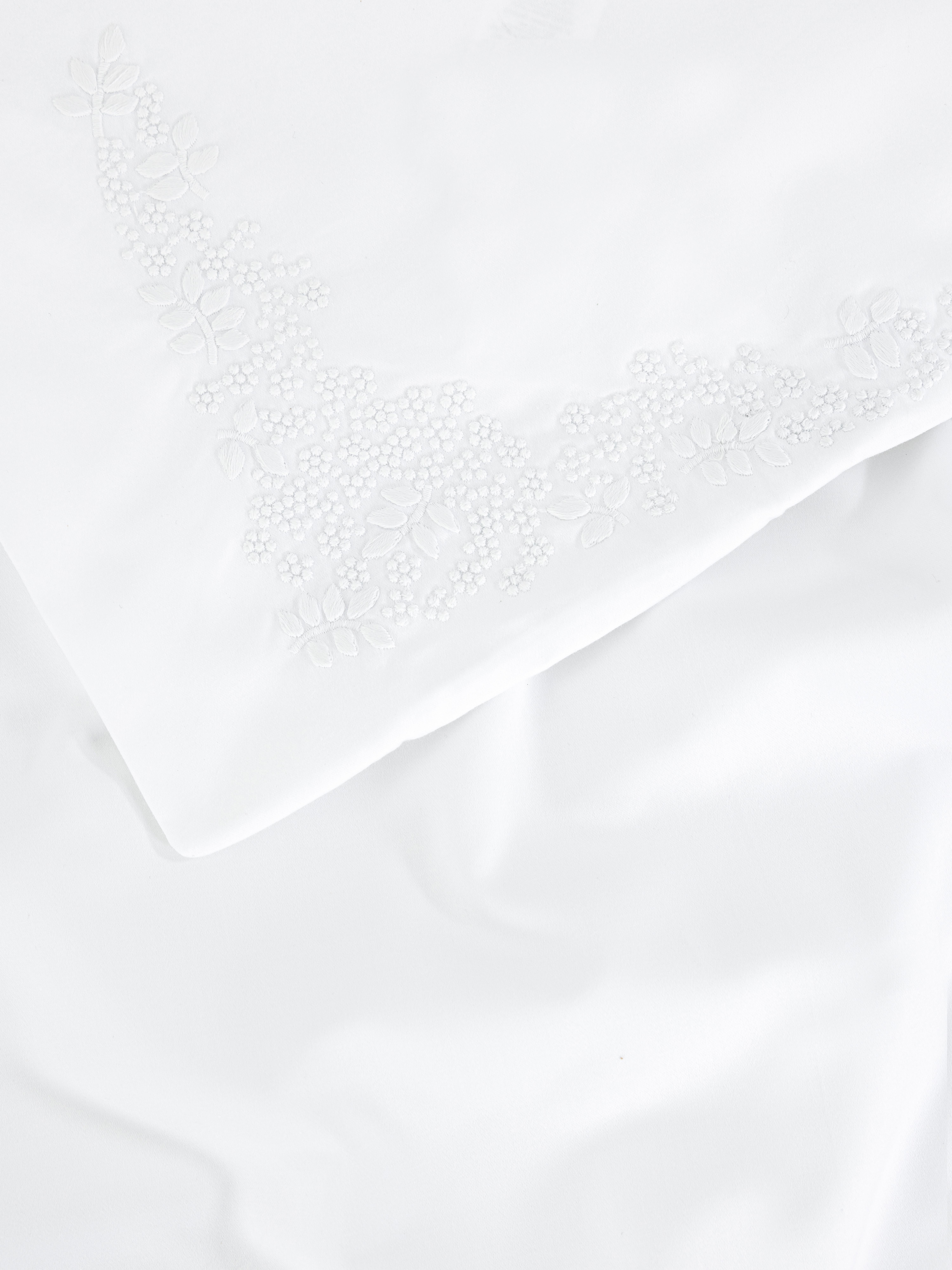 The Edit 500 Thread Count Embroidered Super King Duvet Cover Set
