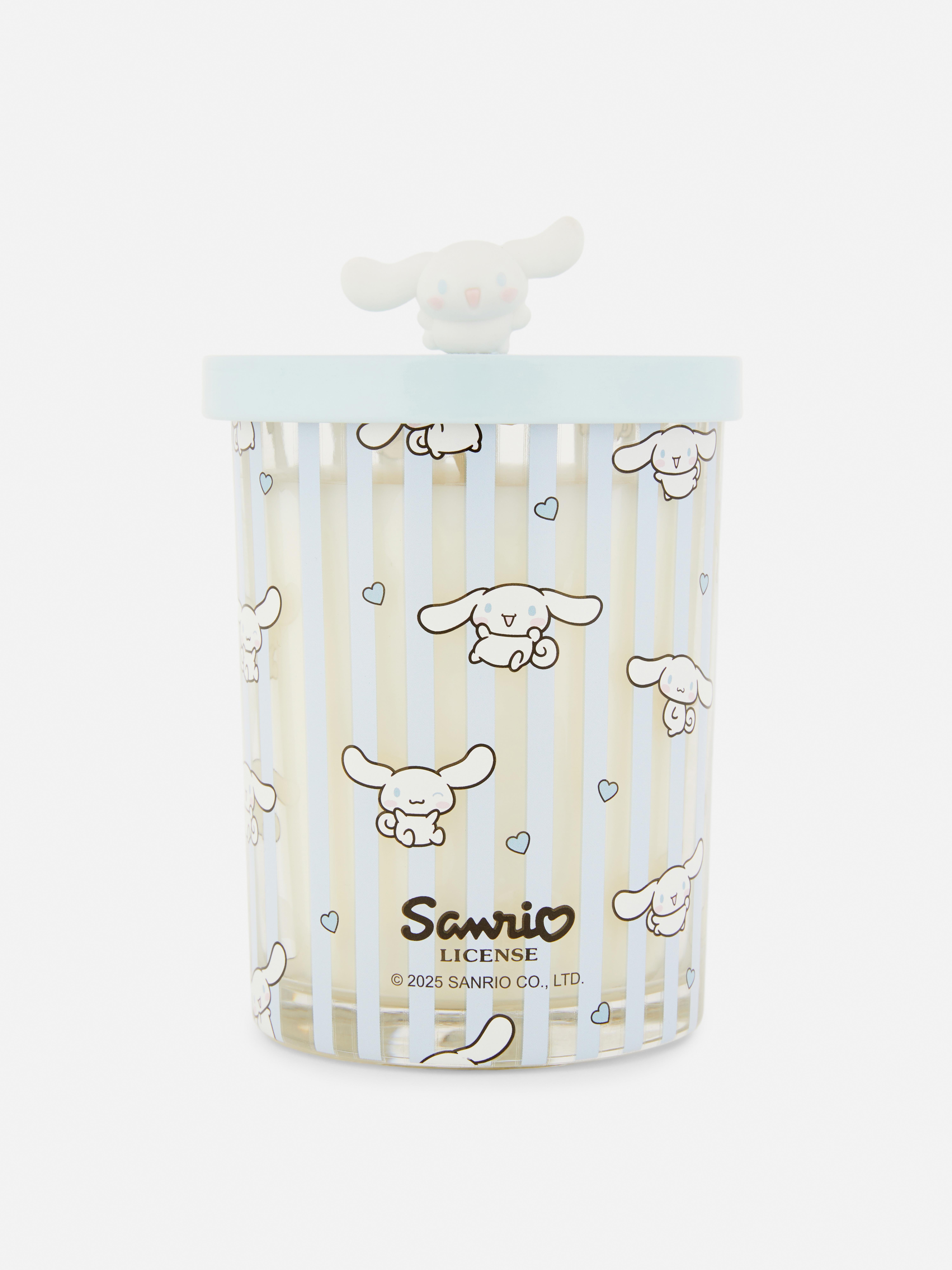Vela aromática a rayas de Cinnamoroll de Hello Kitty