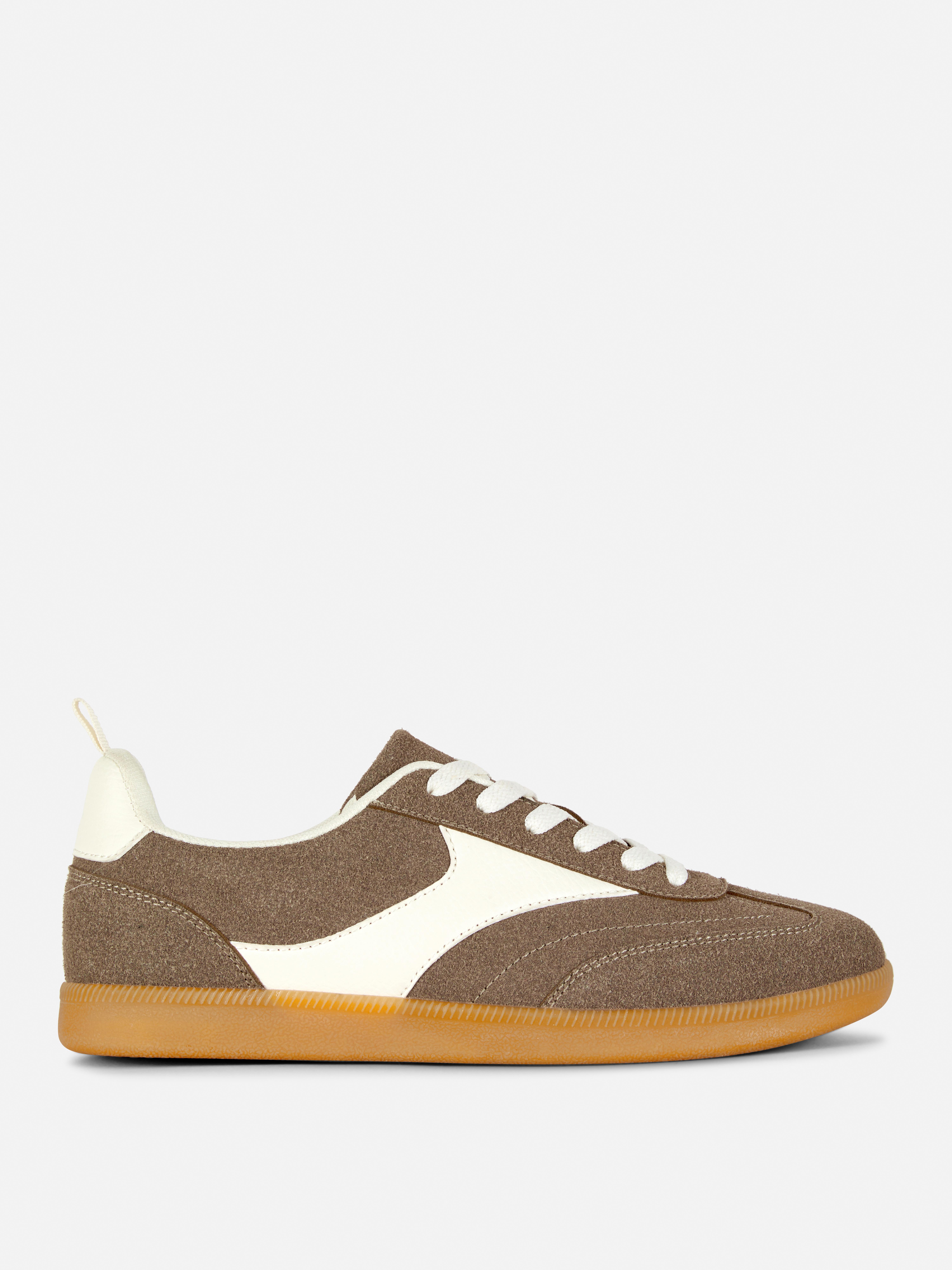 Scarpe da ginnastica basse in camoscio sintetico