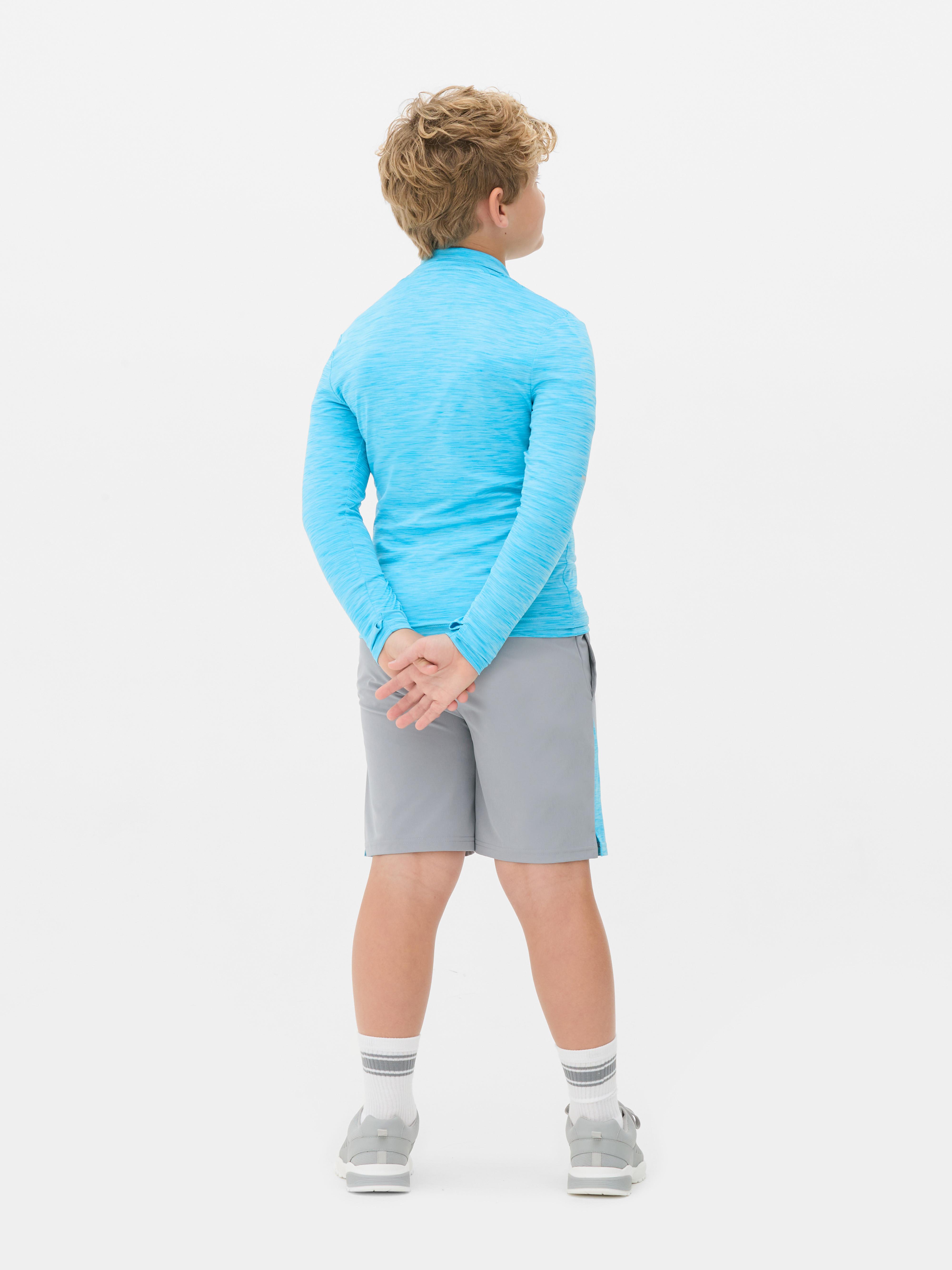 Active-Sweatshirt mit Trichterkragen