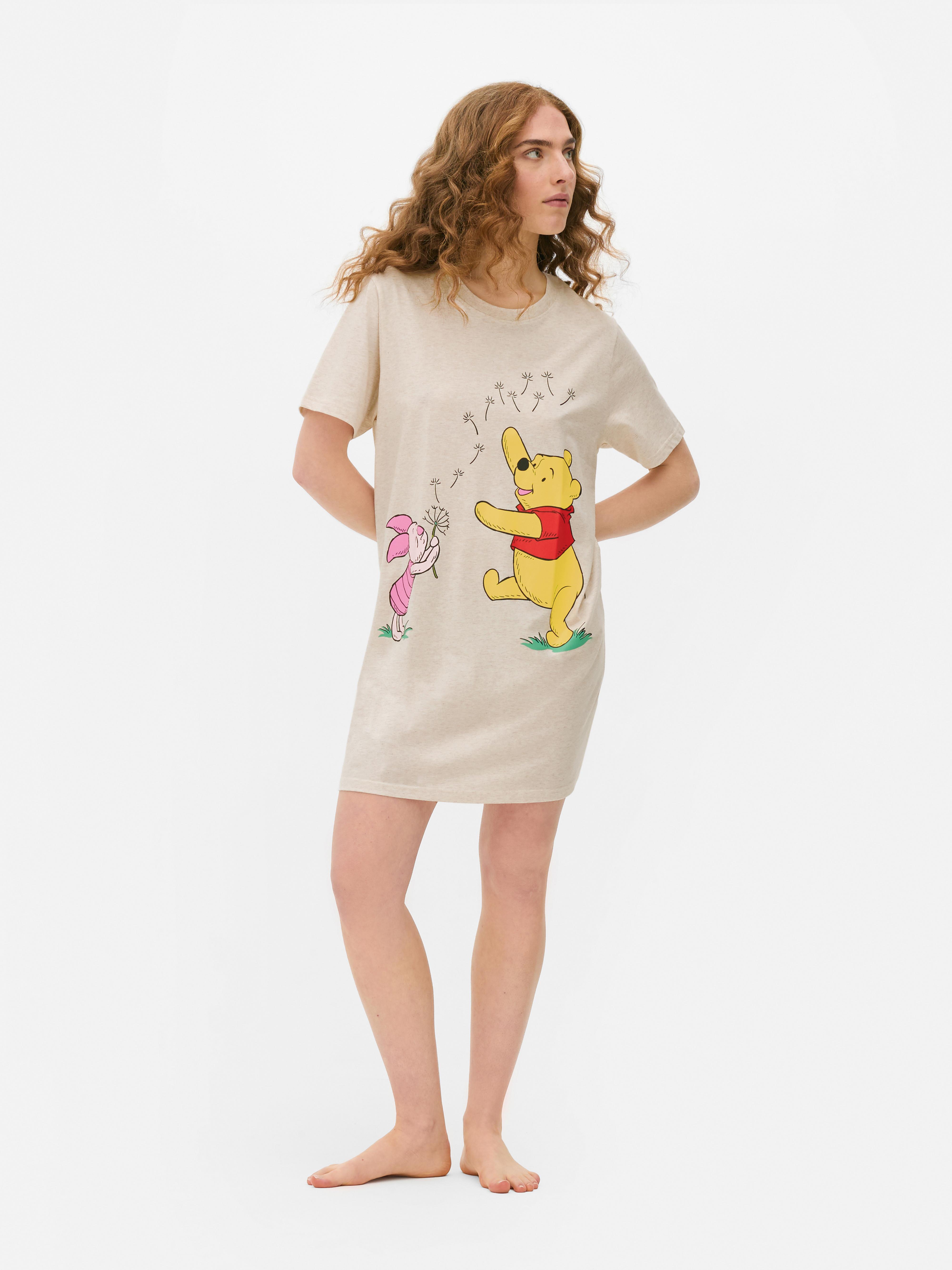 T-shirt dormir gráfica personagem Disney Bege