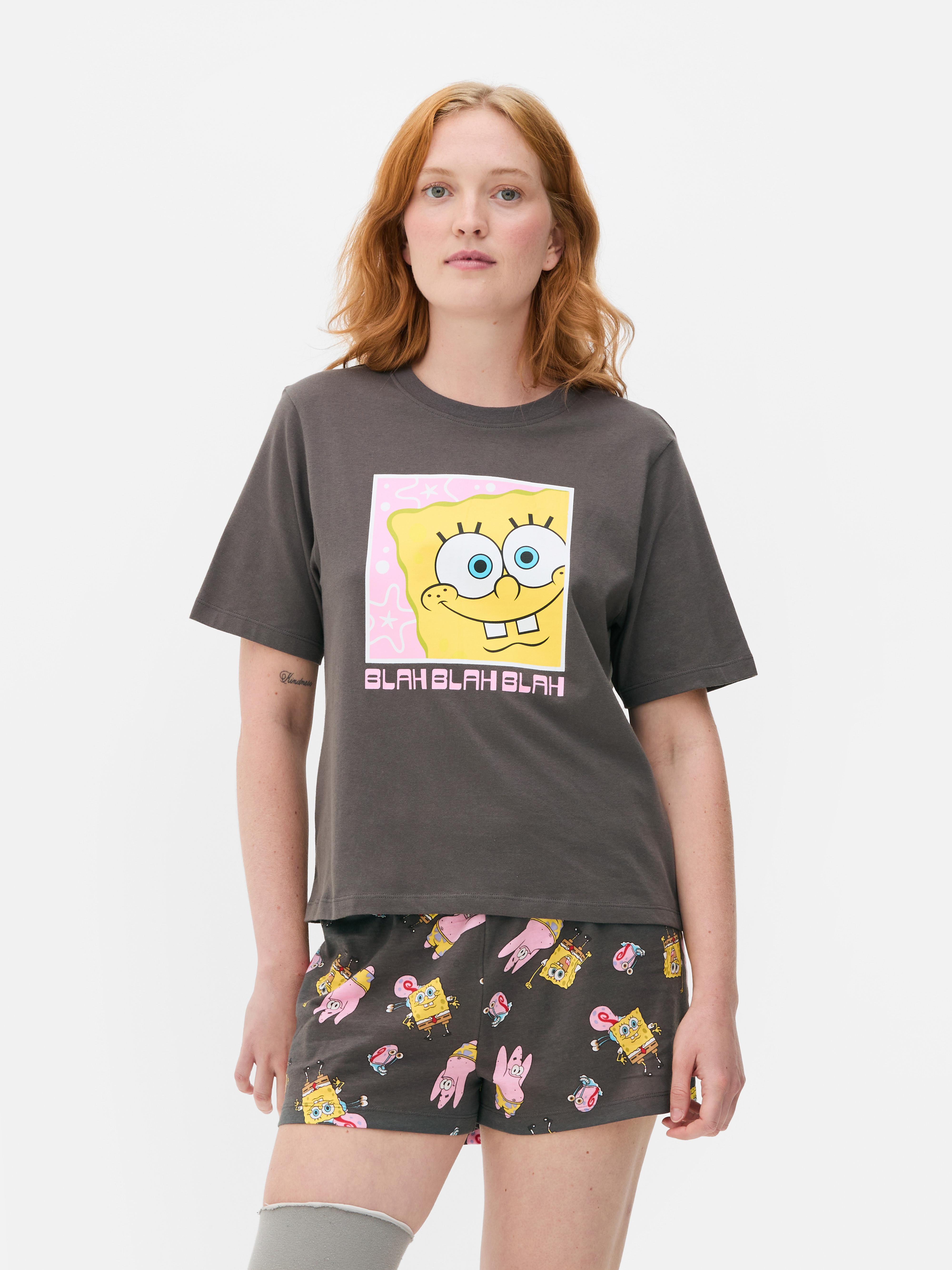 【SpongeBob X Kakao Friends】Cooling Pajamas★女性用 PJammy Nickelodeon SpongeBob SquarePants Women's Pajama Set