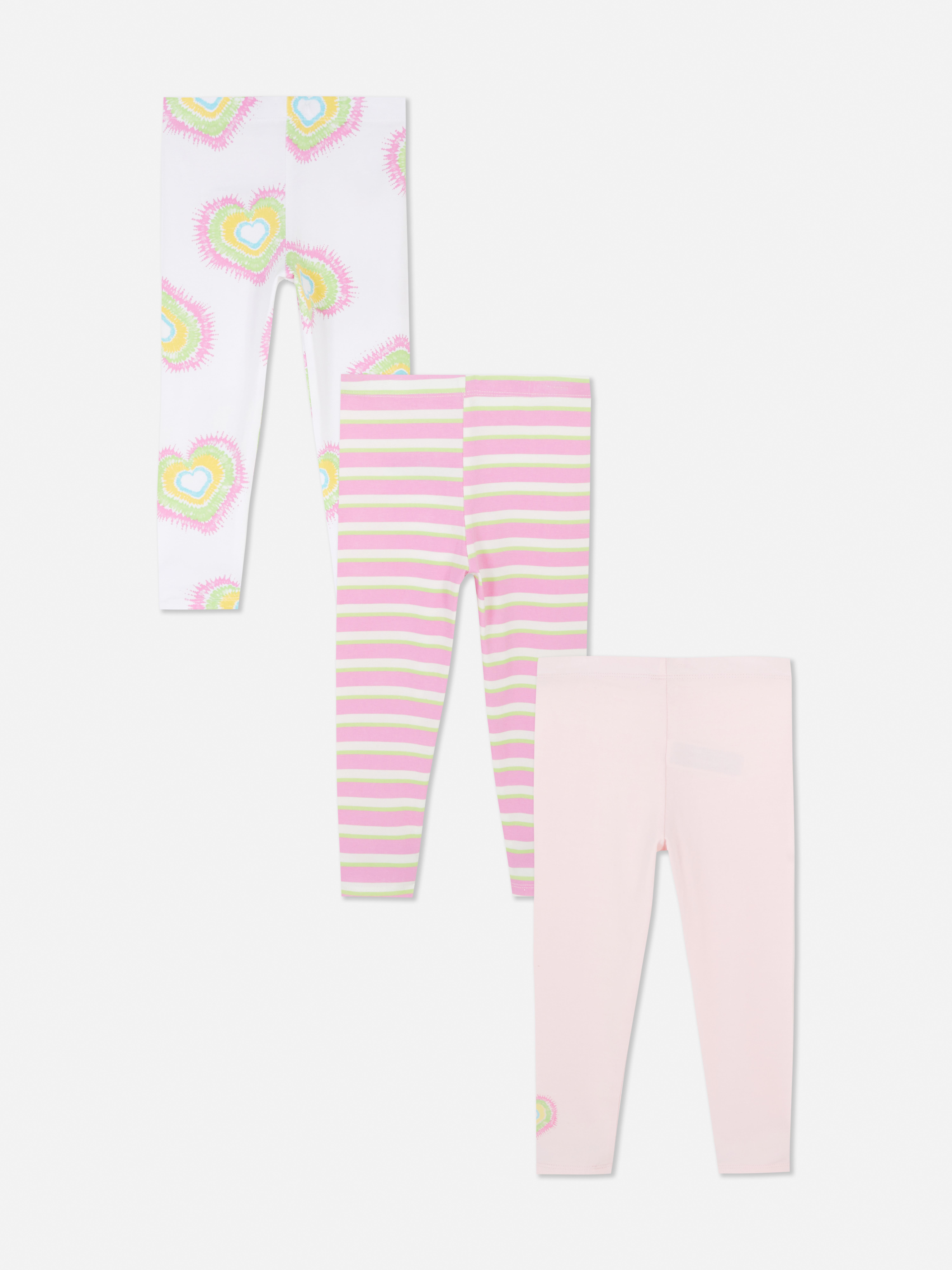 3 db különböző leggings rugalmas derékkal