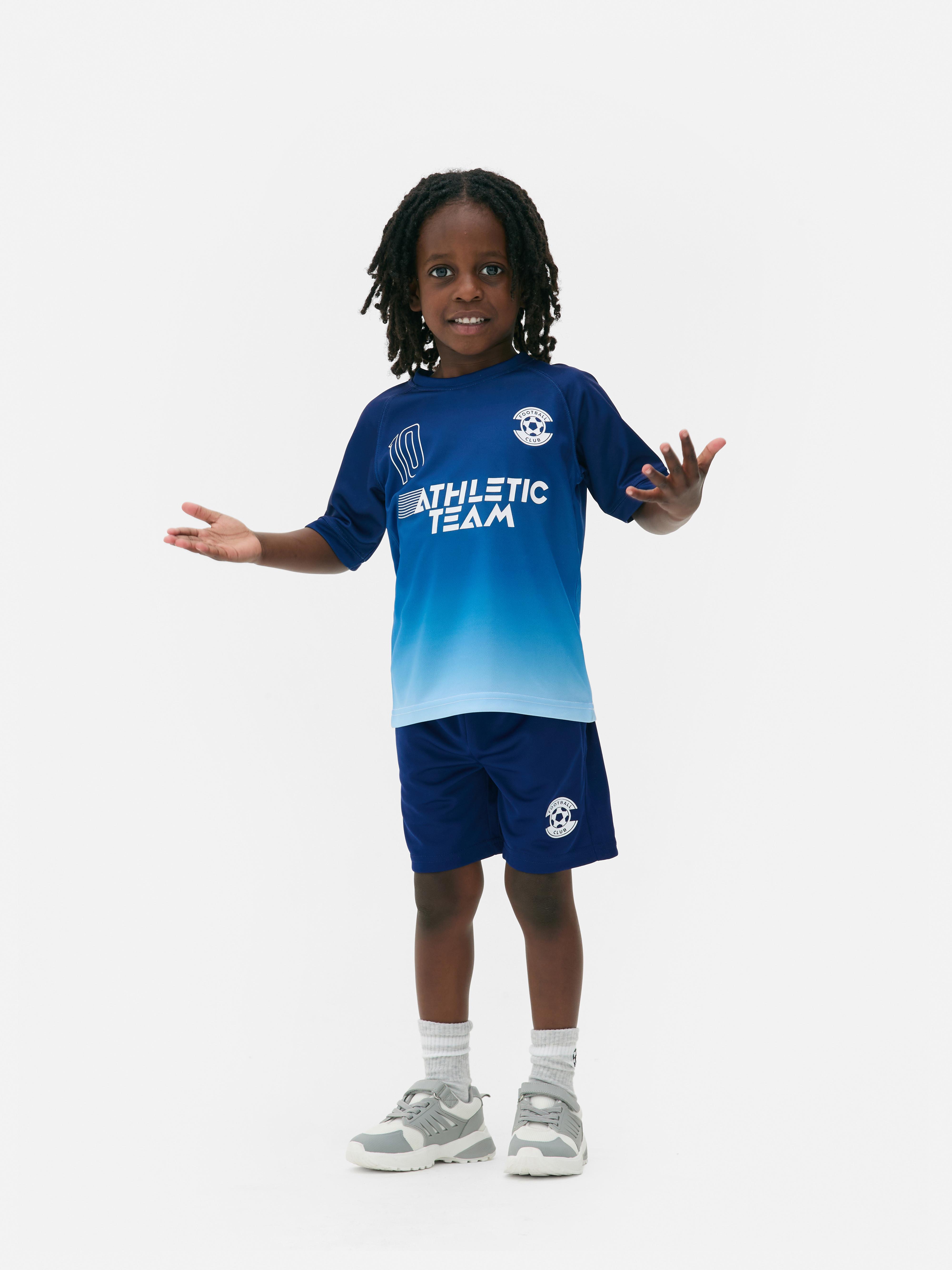Ombré T-Shirt and Shorts Sport Set