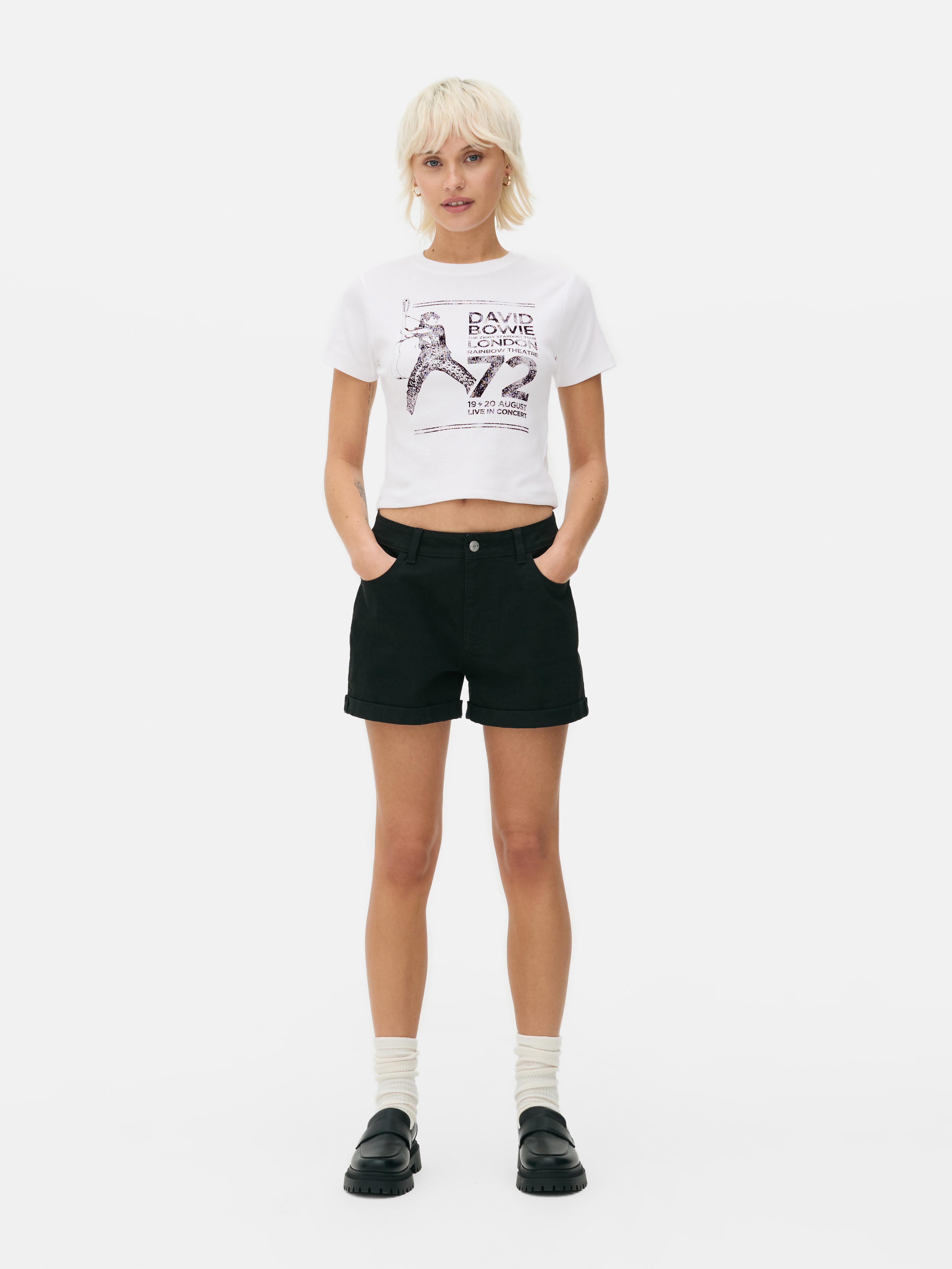 Baby-T-shirt met print David Bowie