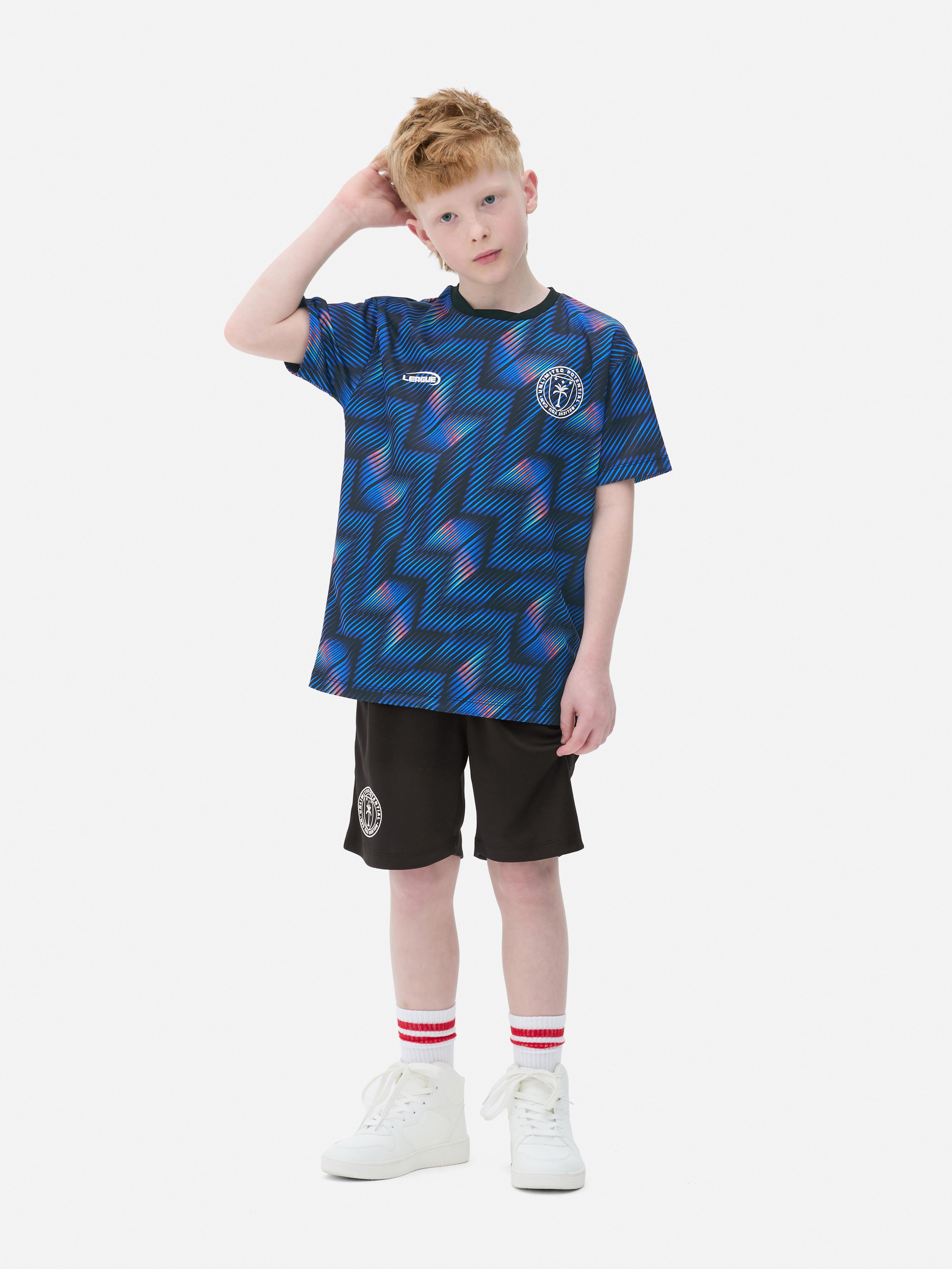 Set met voetbalshirt en short