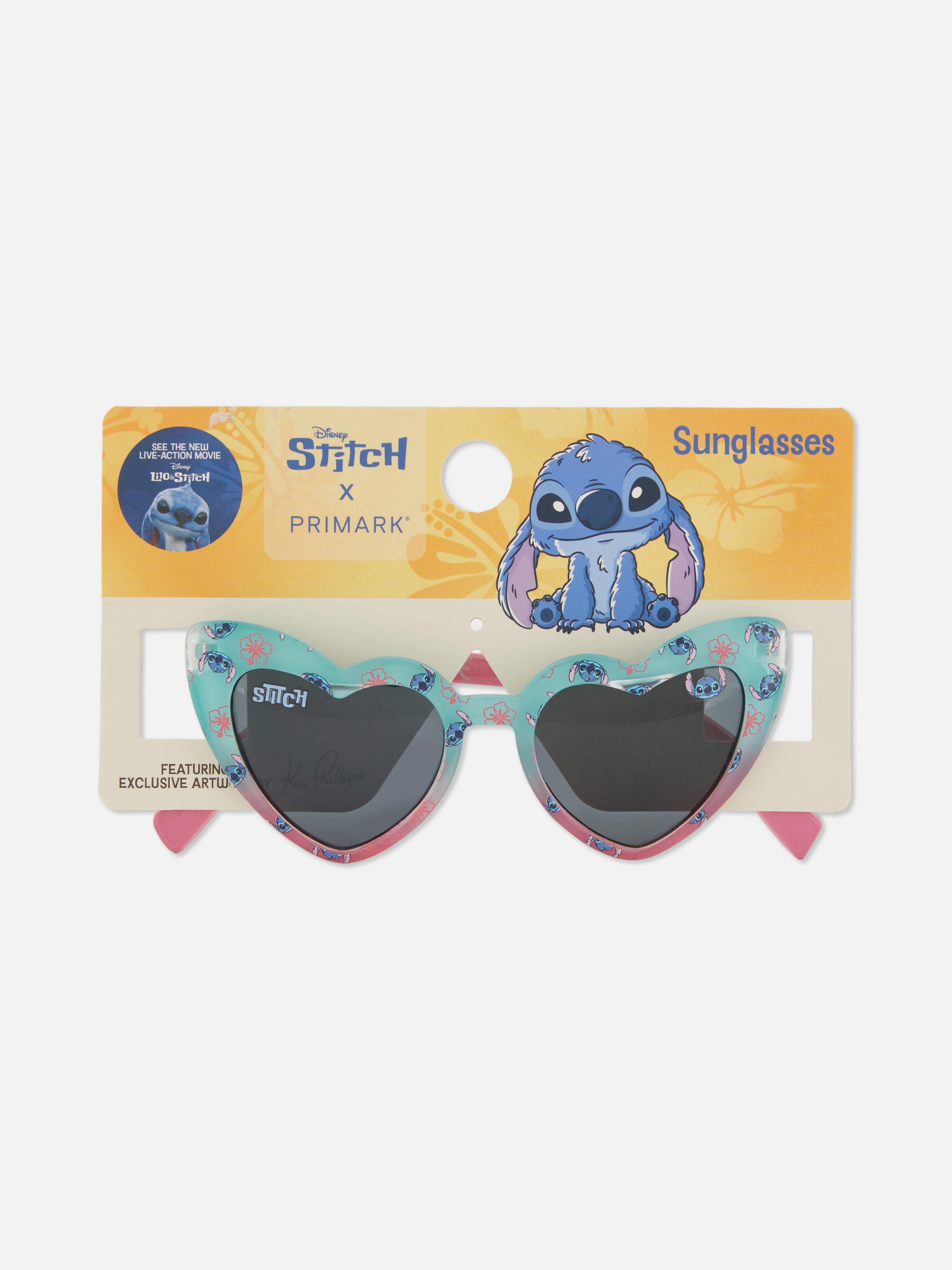 Lunettes de soleil en forme de cœur Disney Stitch