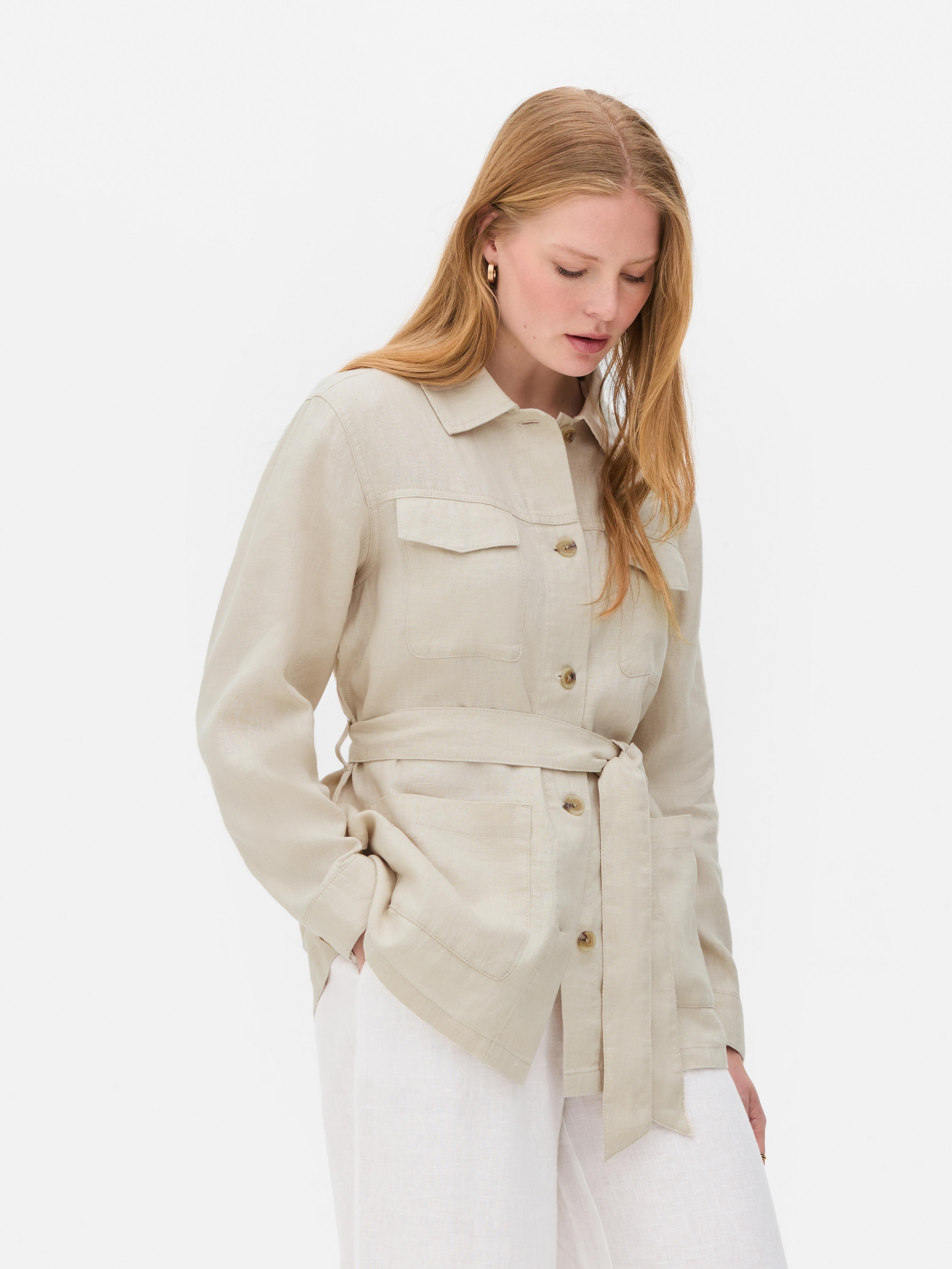 Linnen shacket The Edit