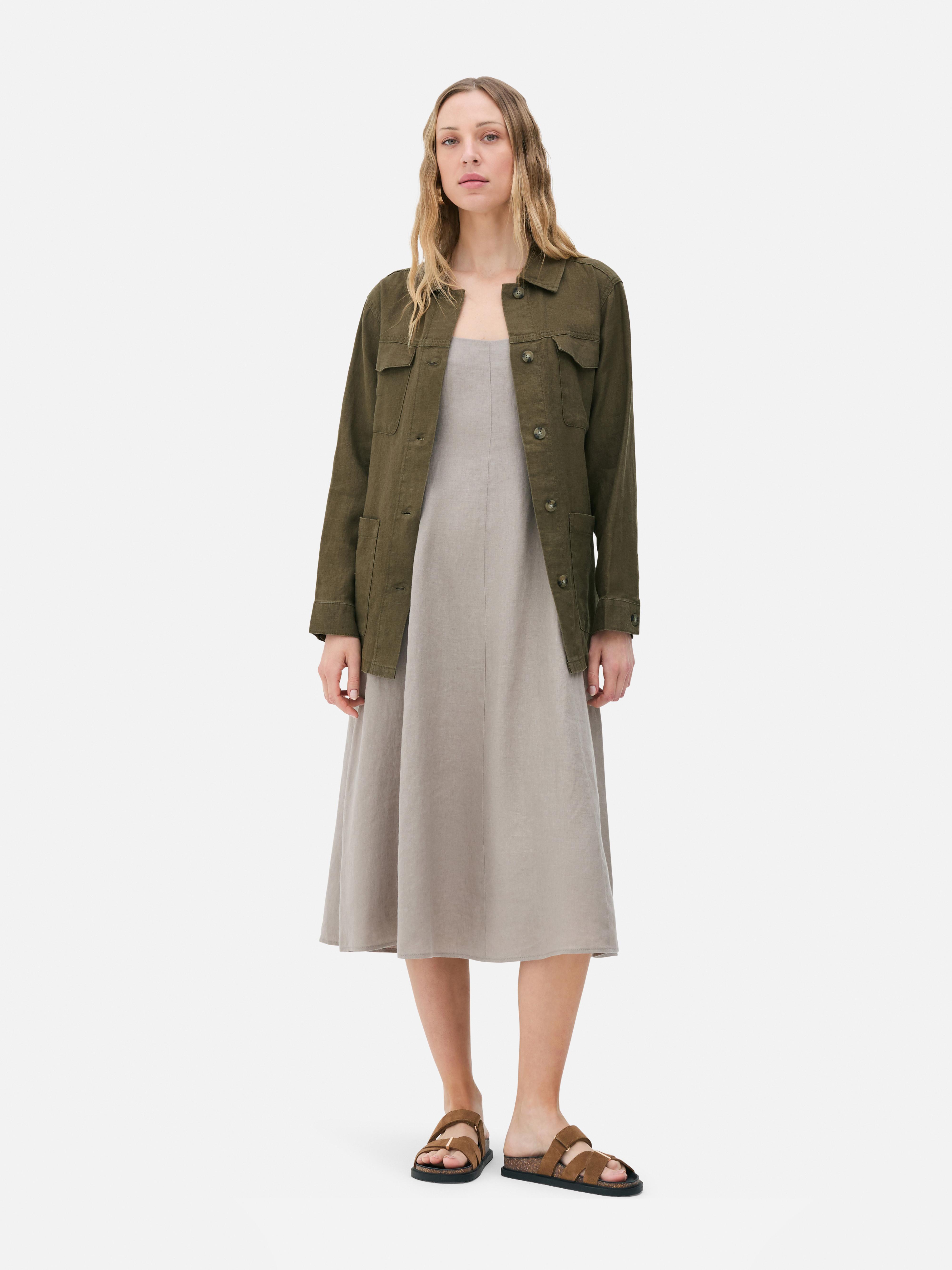 „The Edit“ Hemdjacke aus Leinen