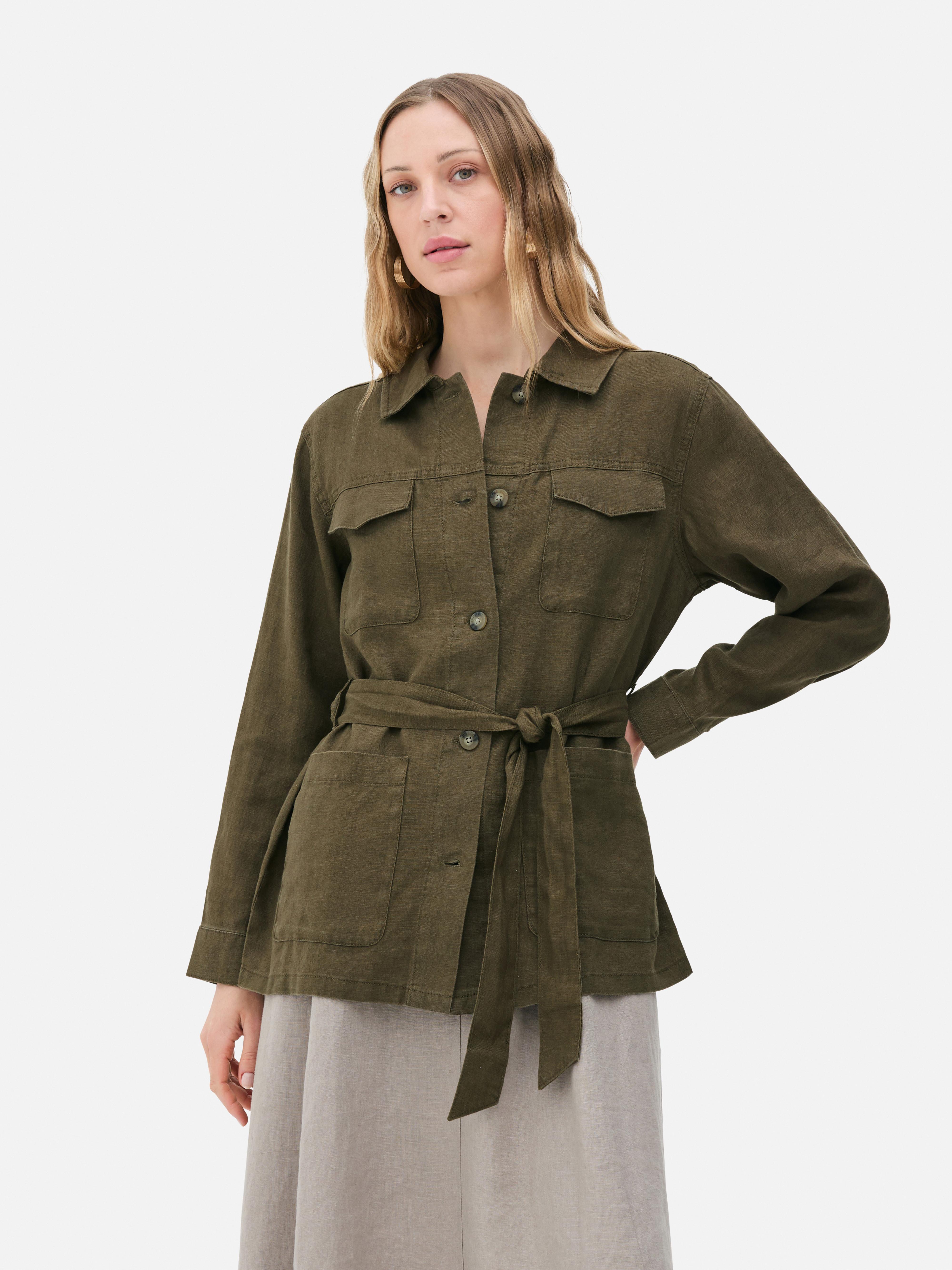 „The Edit“ Hemdjacke aus Leinen