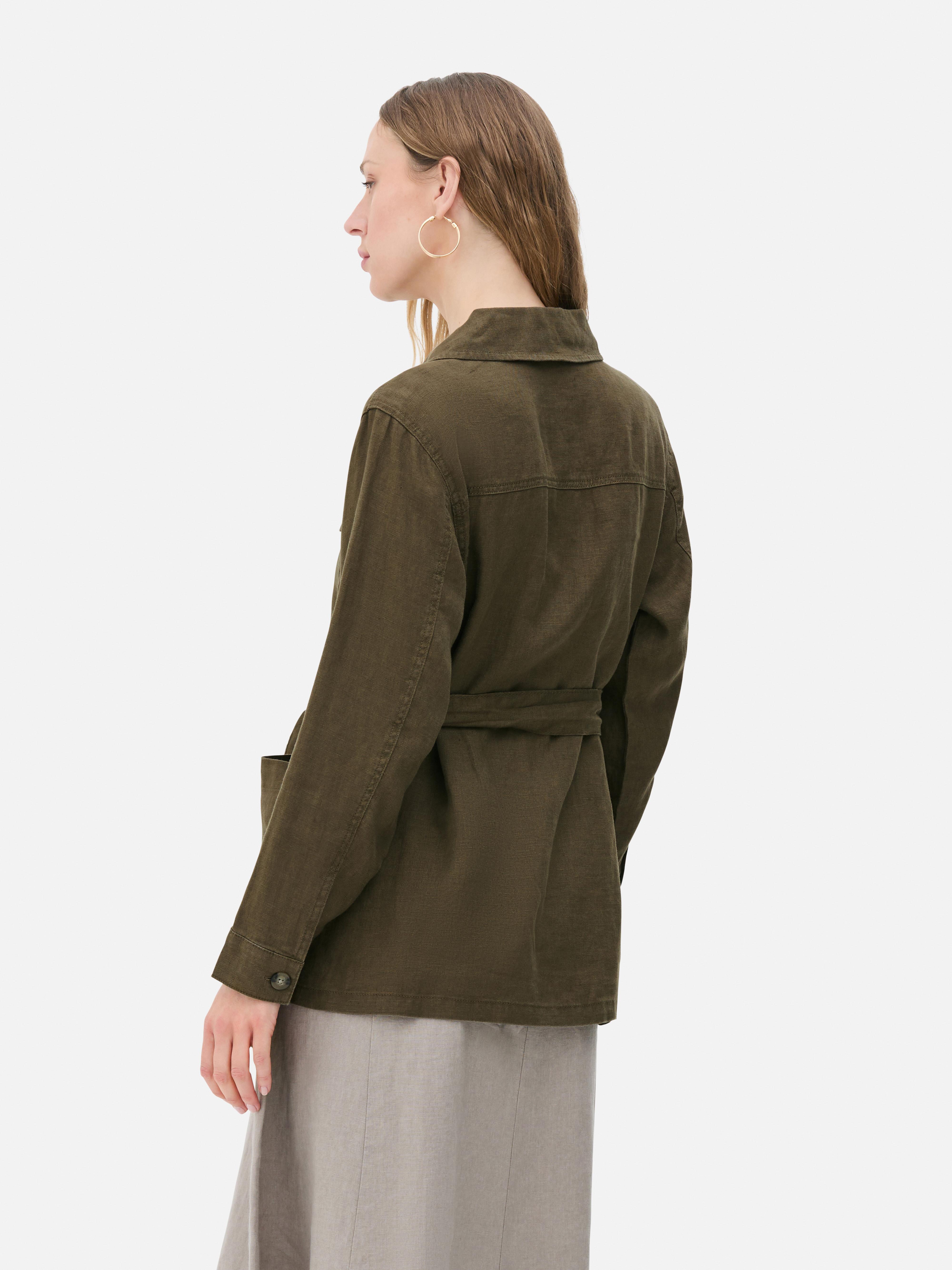 „The Edit“ Hemdjacke aus Leinen