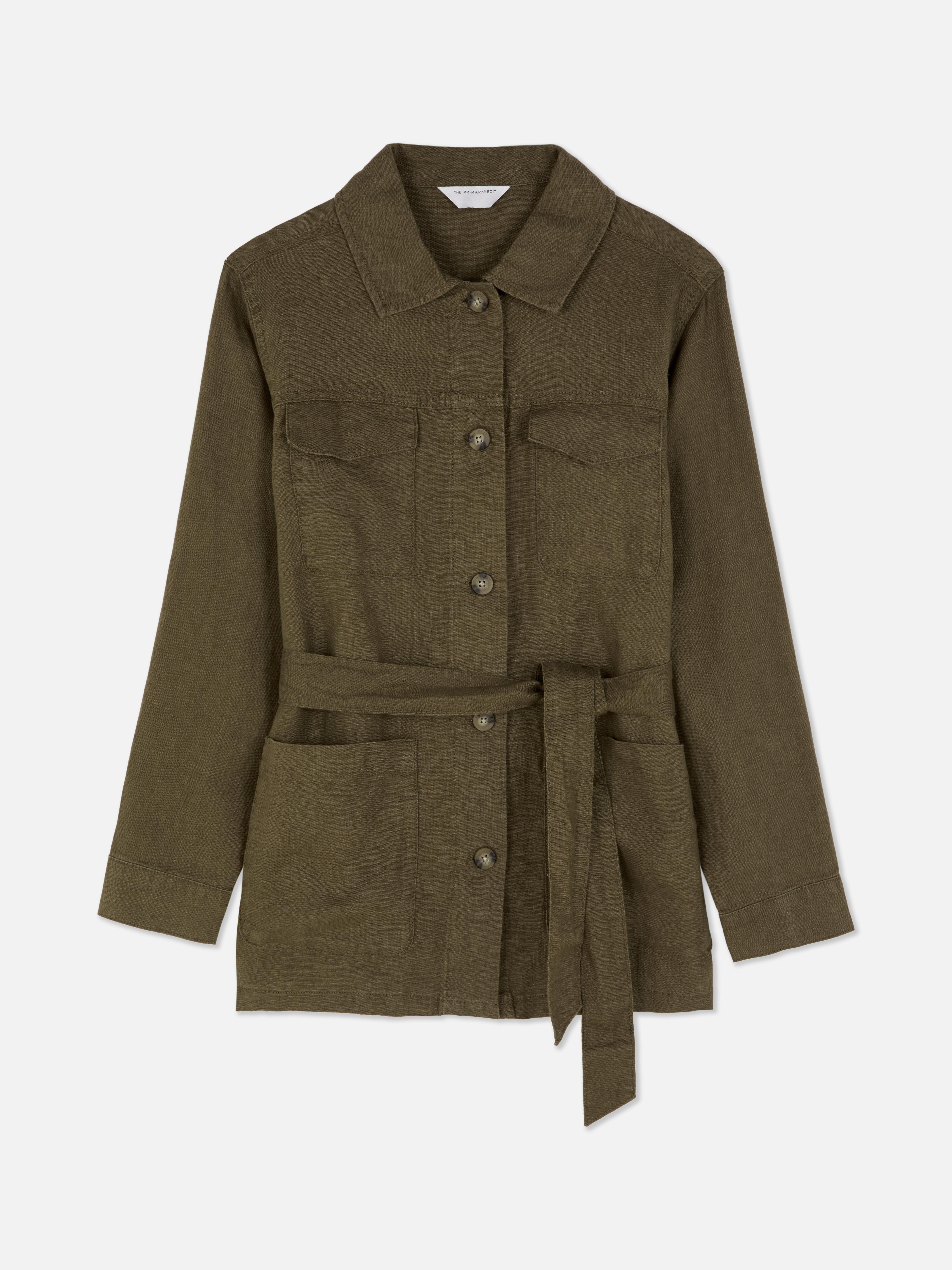 „The Edit“ Hemdjacke aus Leinen