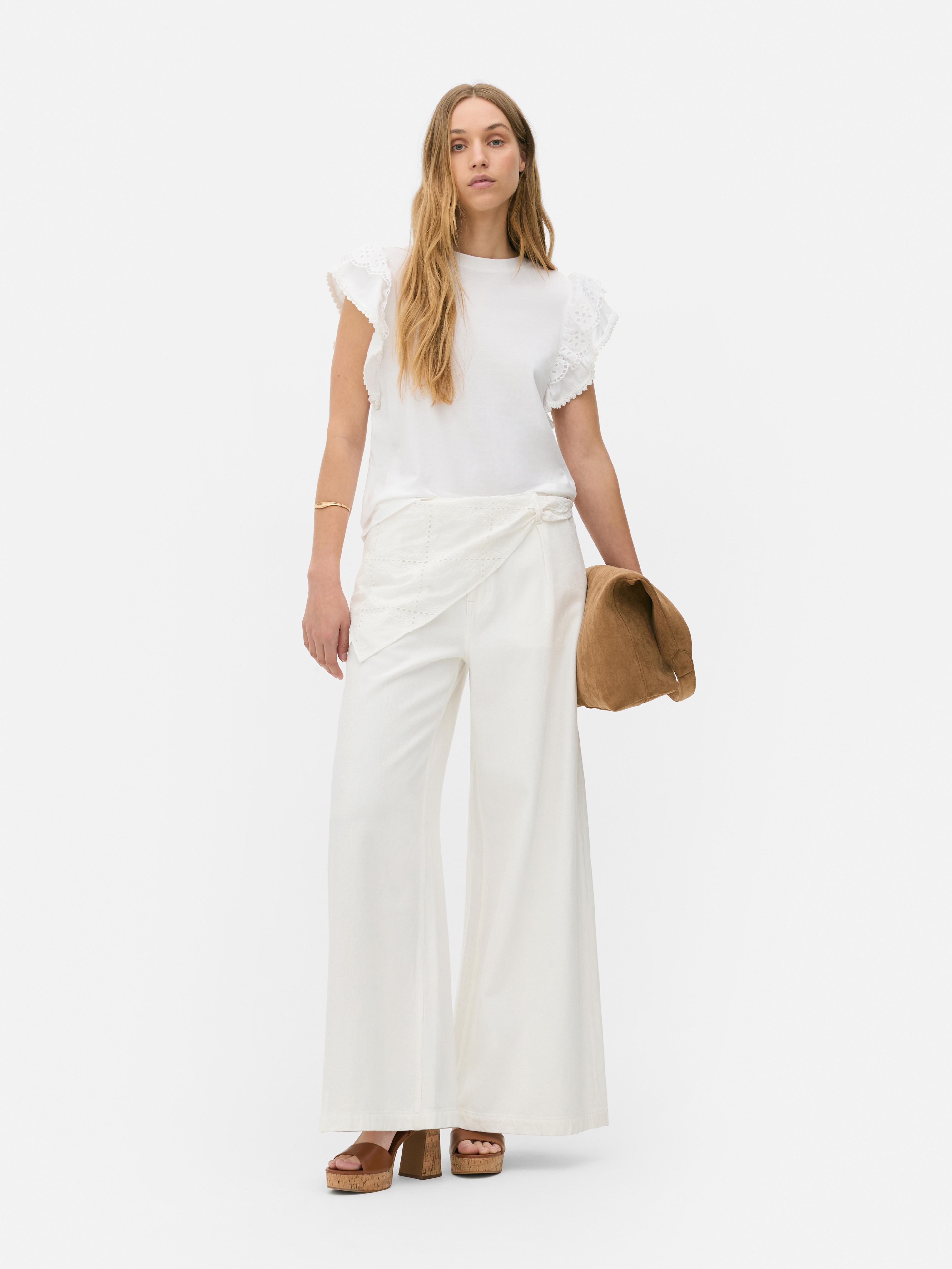 Short Sleeve Eyelet Tee