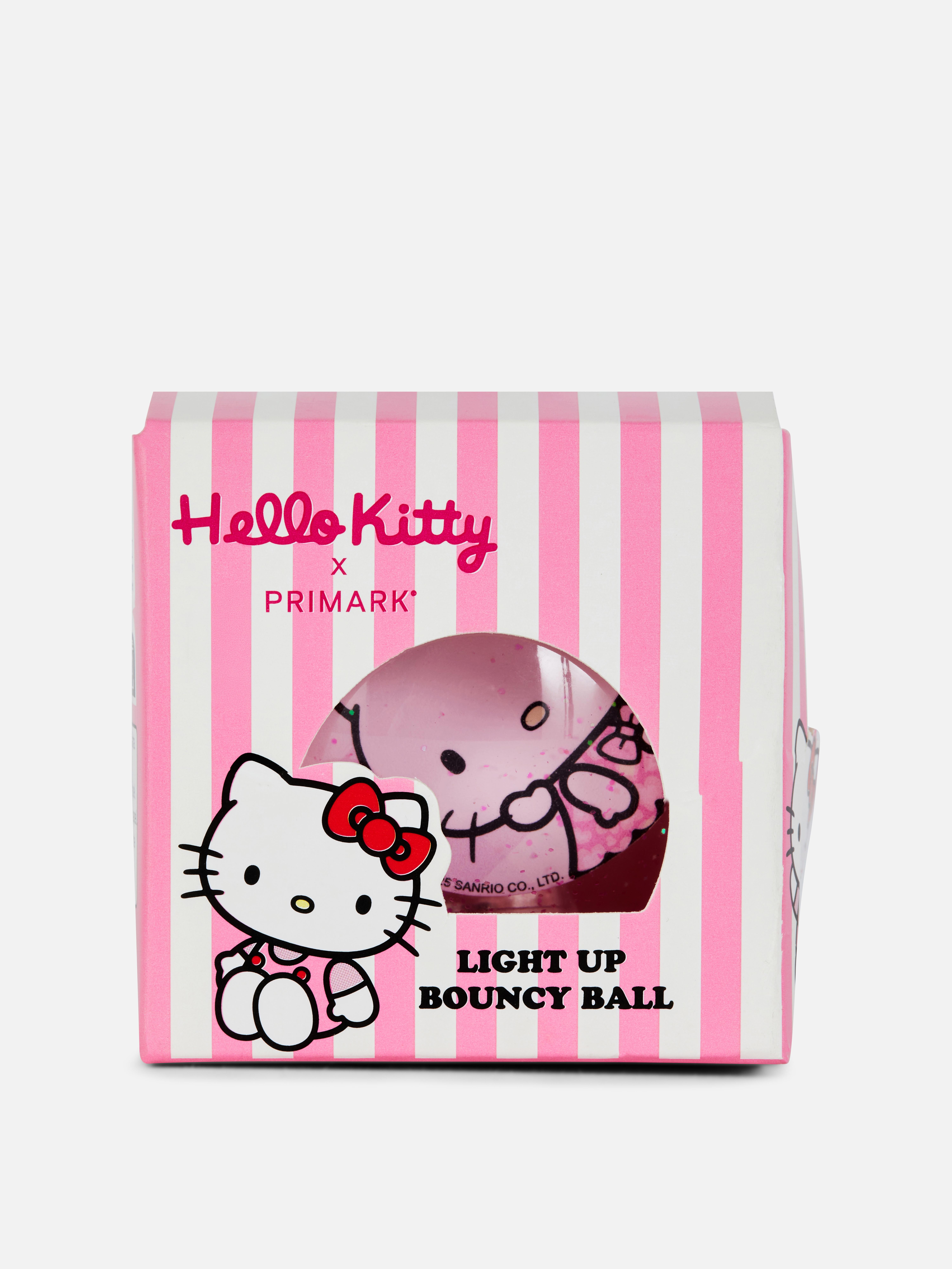 Skákacia lopta s LED a motívom Hello Kitty