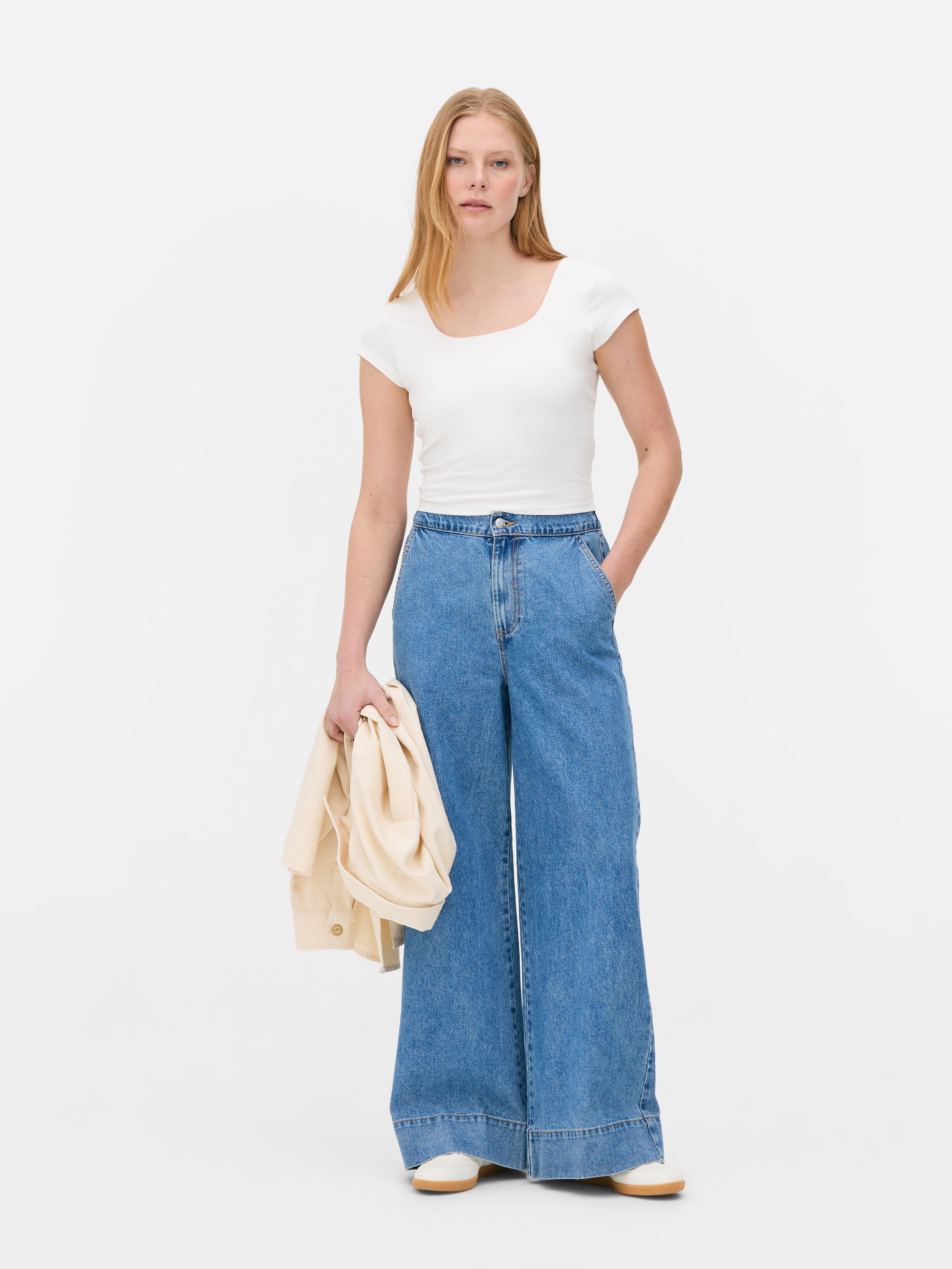 Cap Sleeve T-Shirt Ivory