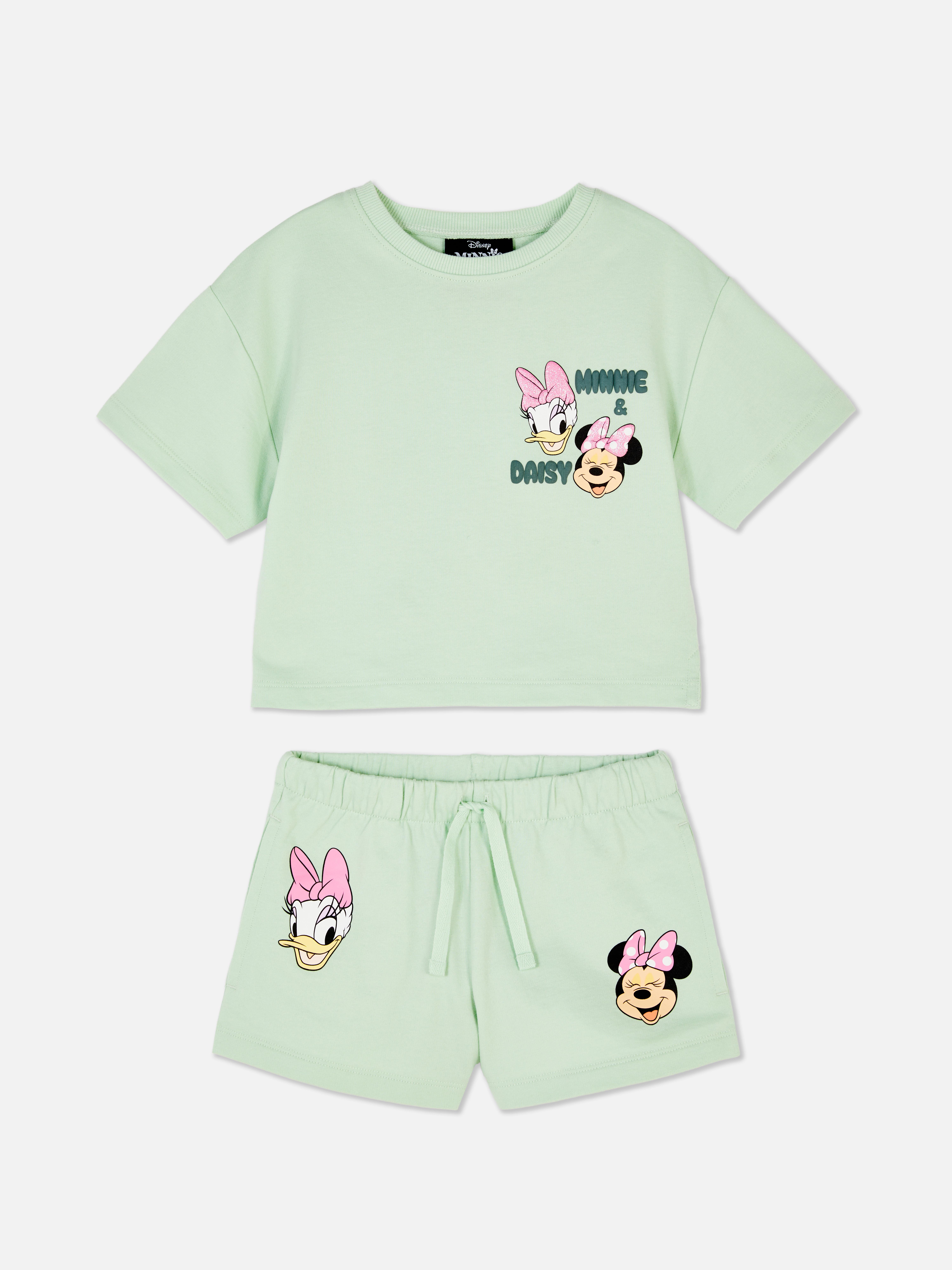Ensemble t-shirt et short Disney Minnie Mouse et Daisy Duck