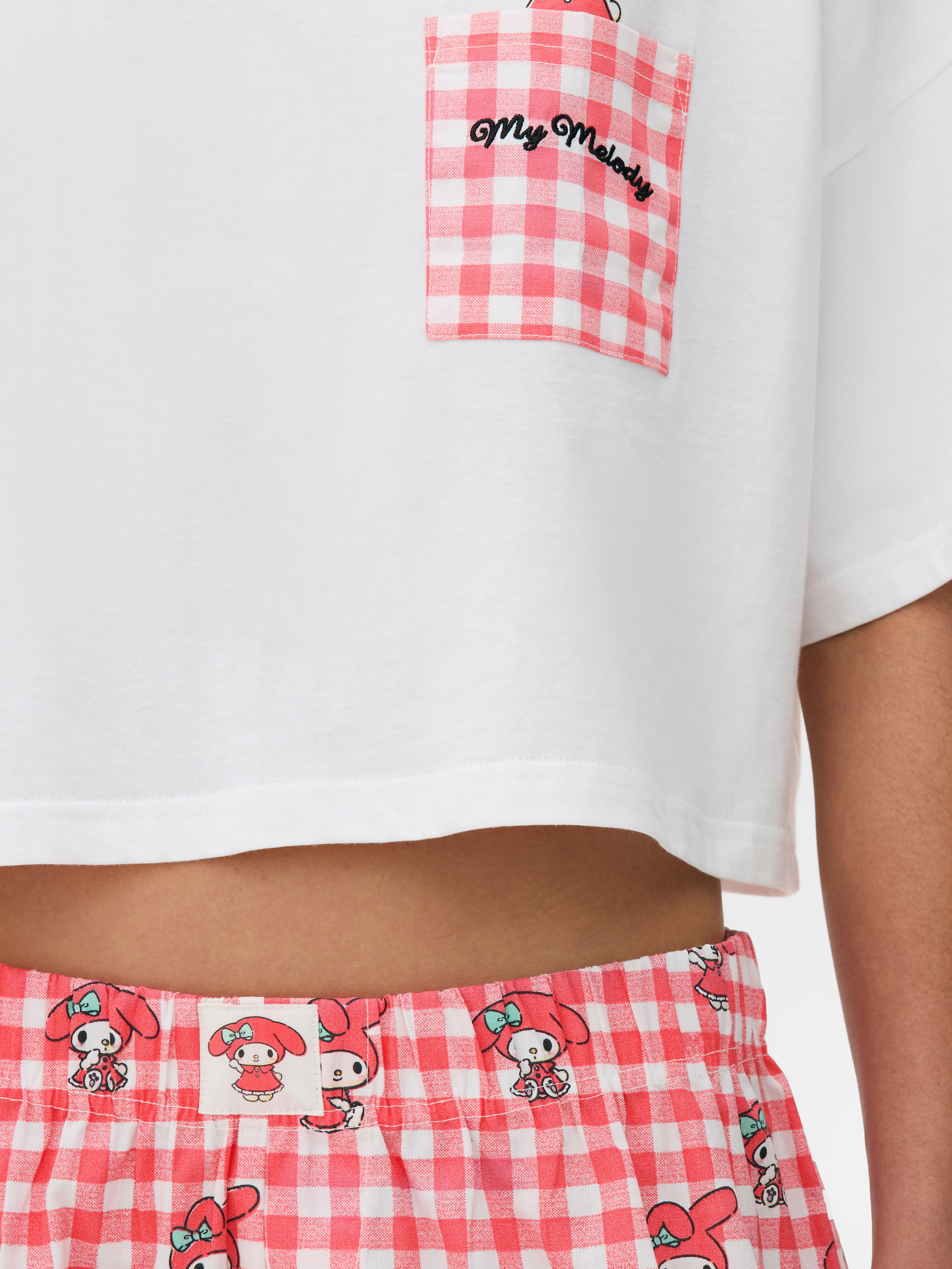Pijamale scurte My Melody Hello Kitty