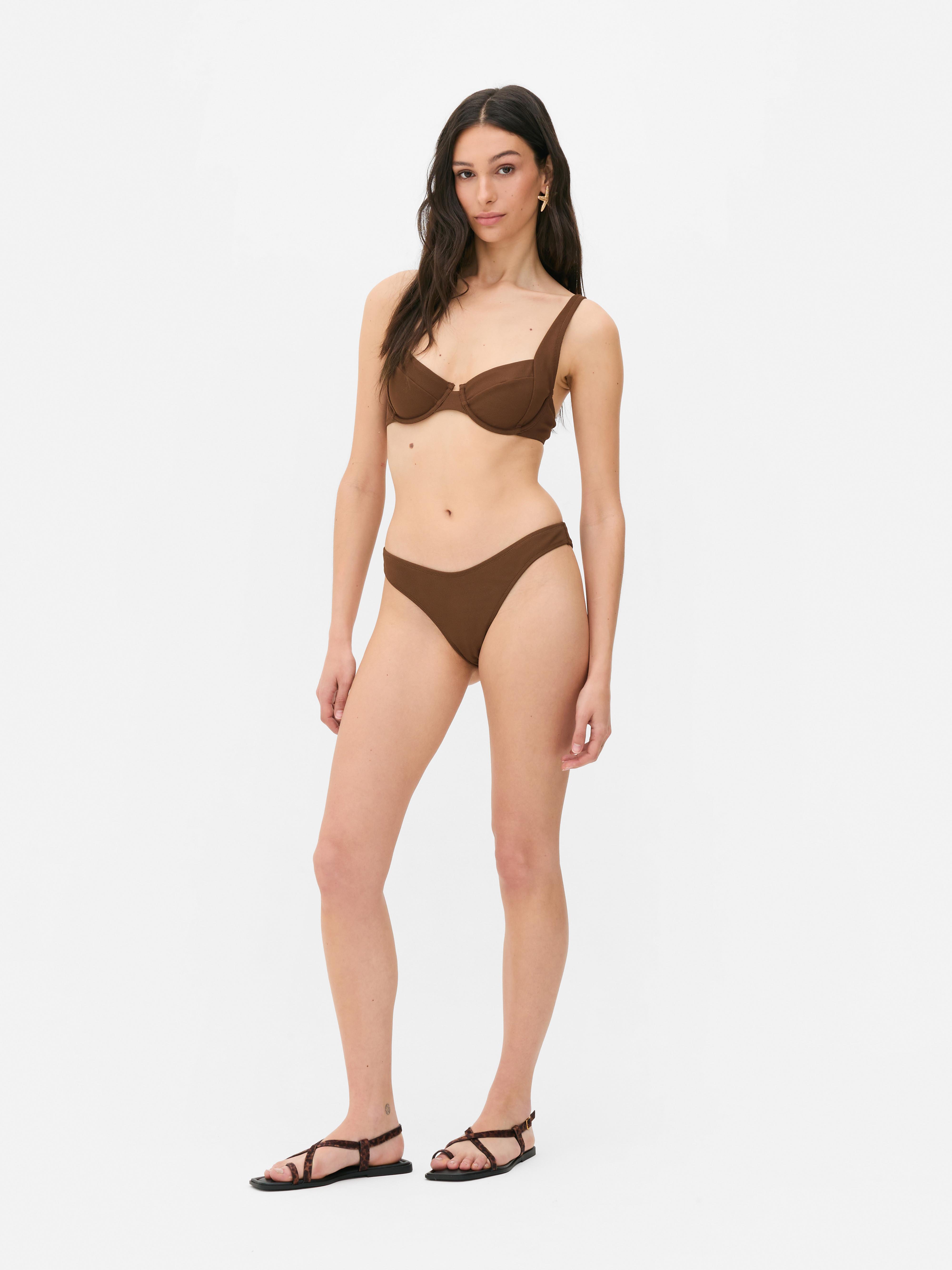 „Paula Echevarría“ Bikinitop aus Piqué mit Bügel