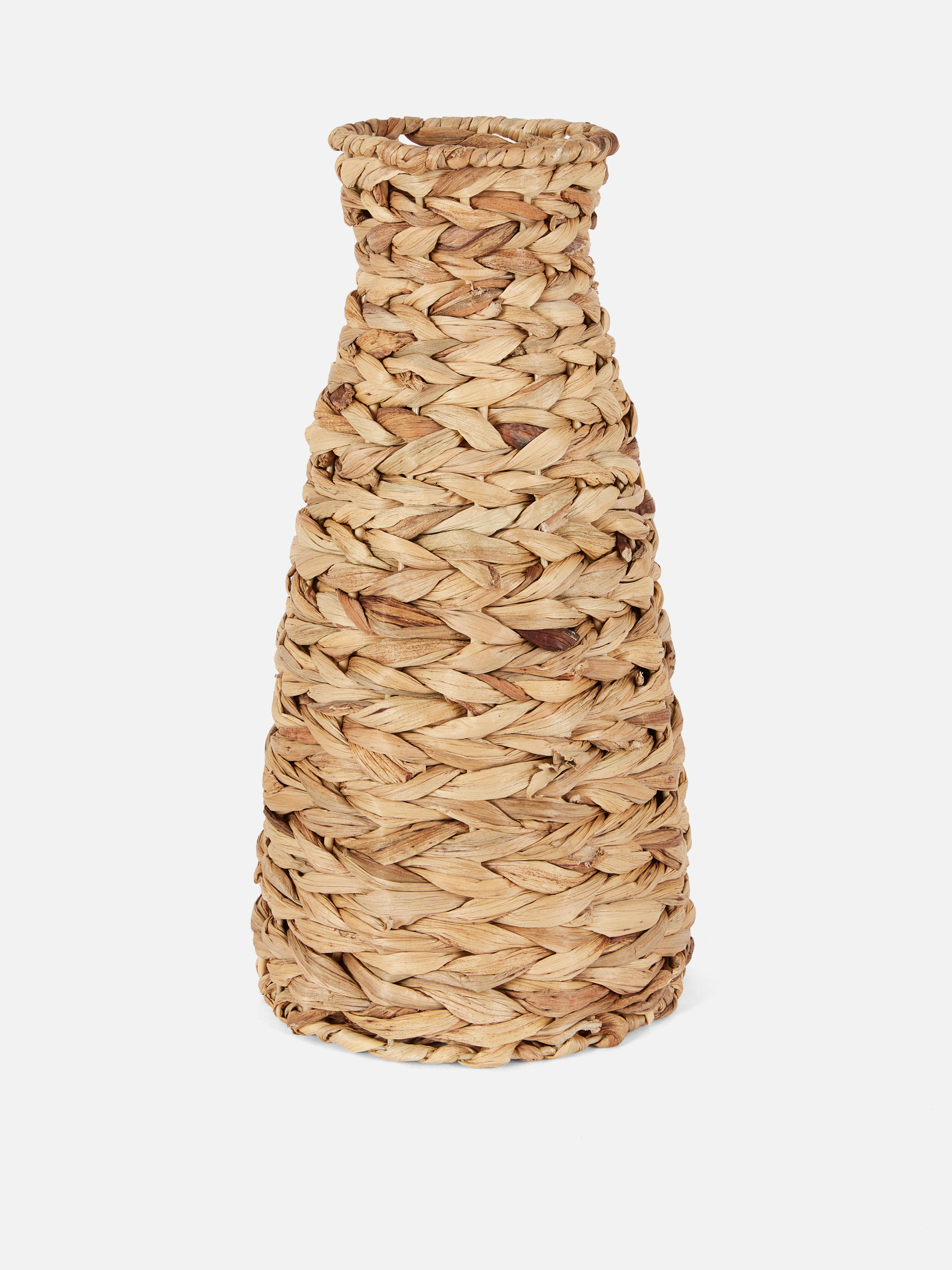 Vaso alto intrecciato in fibra di alghe