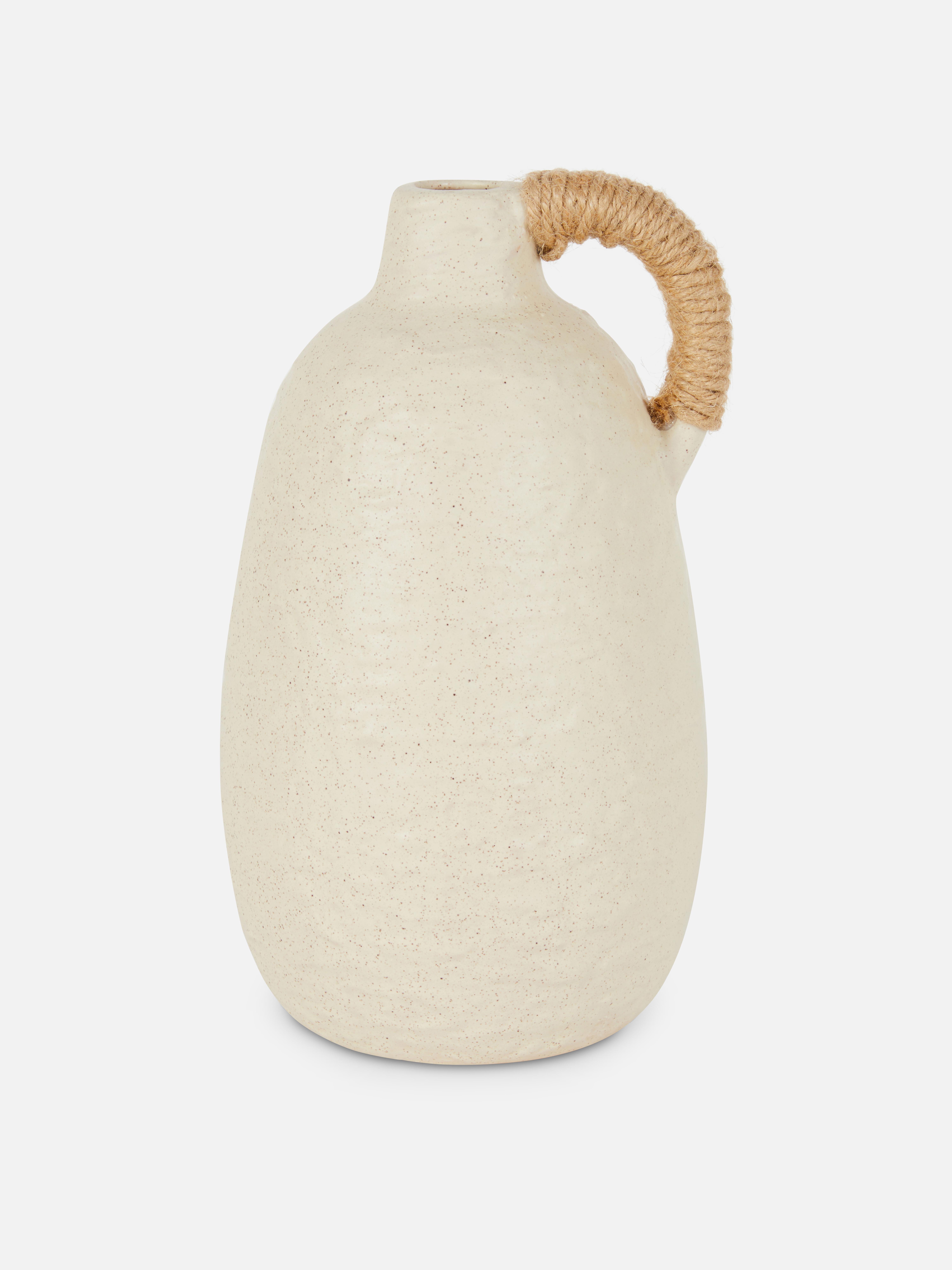 Jute Handled Vase