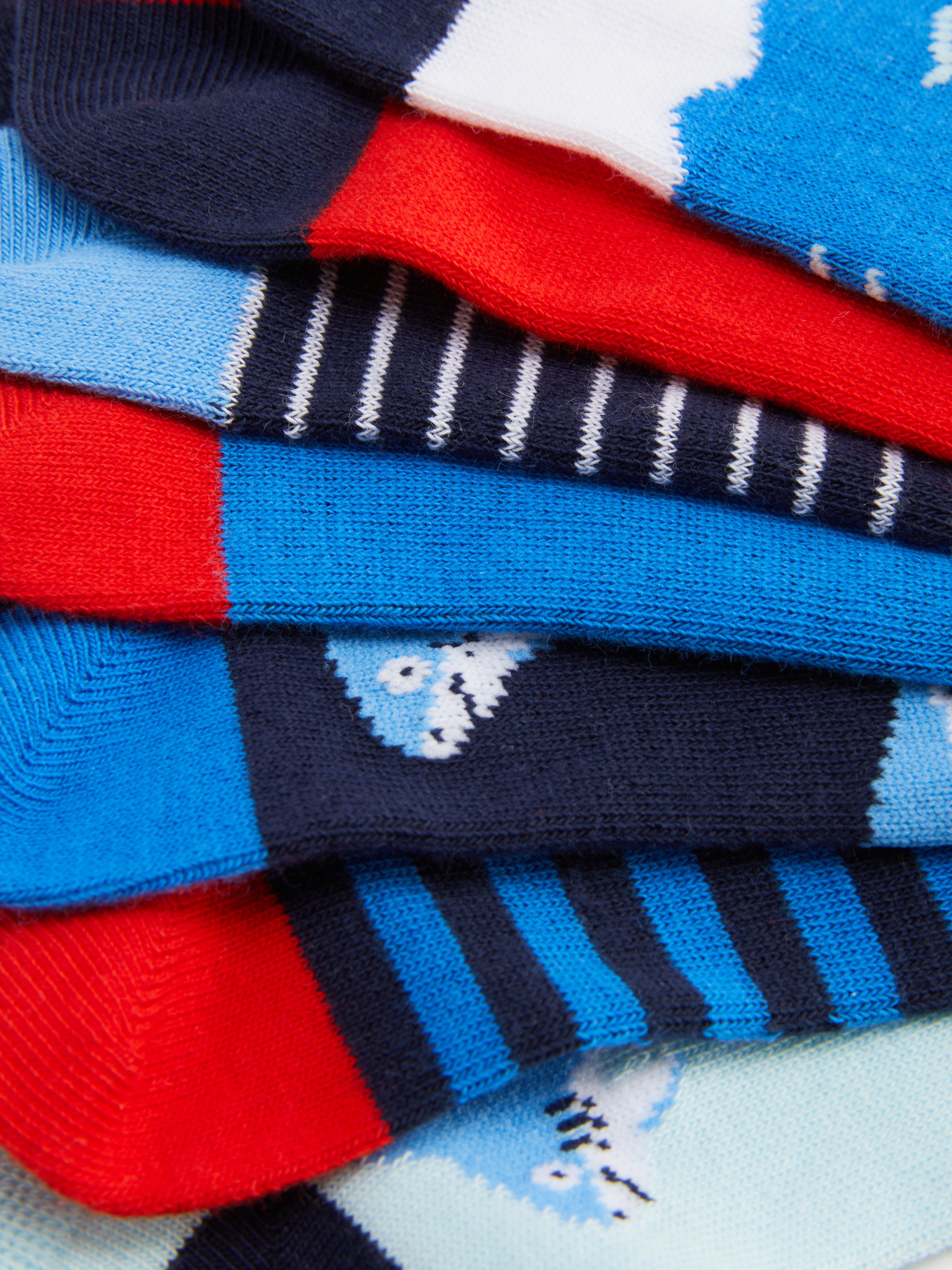 7-Pack Sharks Sneaker Liner Socks