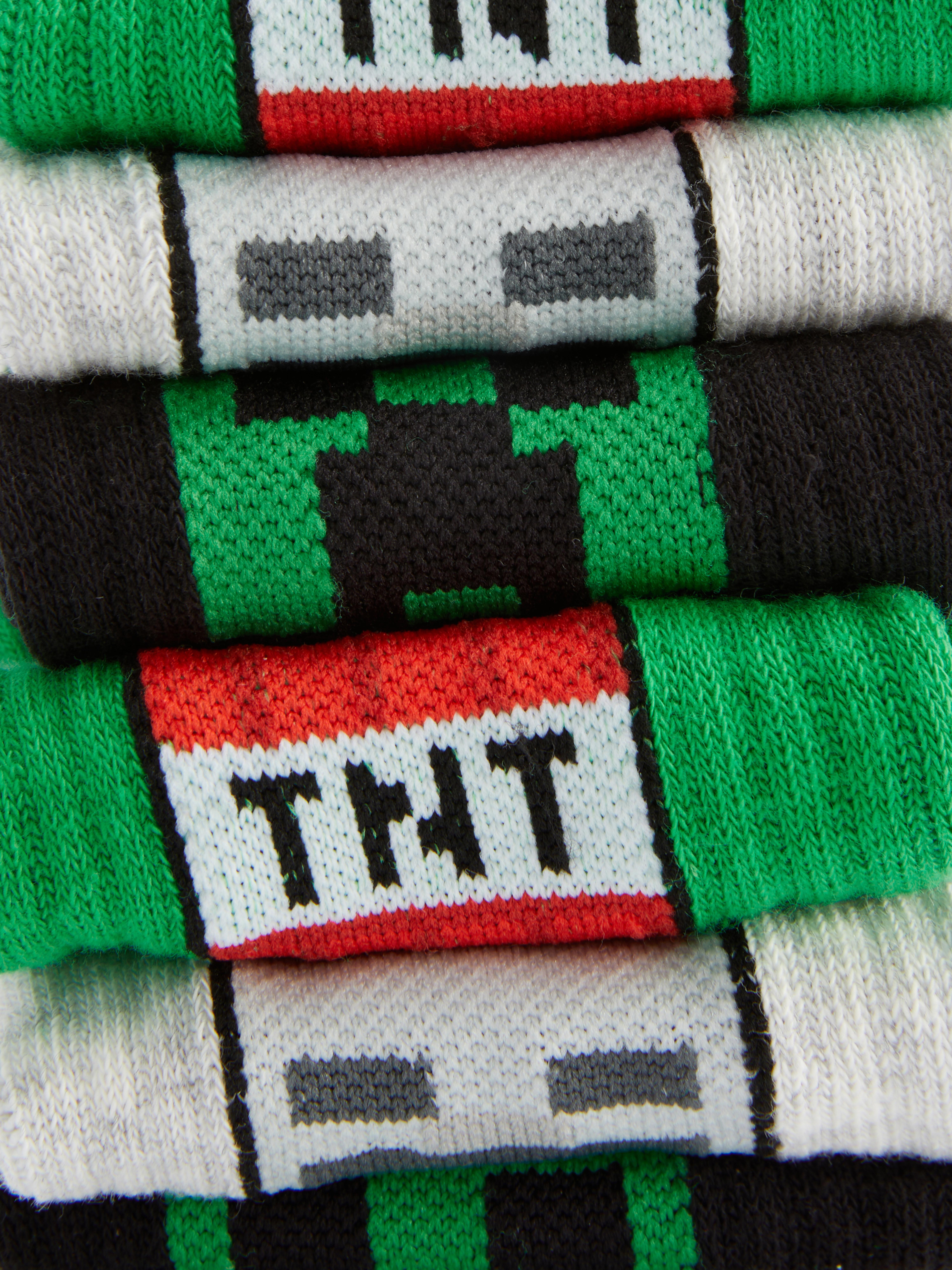 3pk Minecraft Ankle Socks