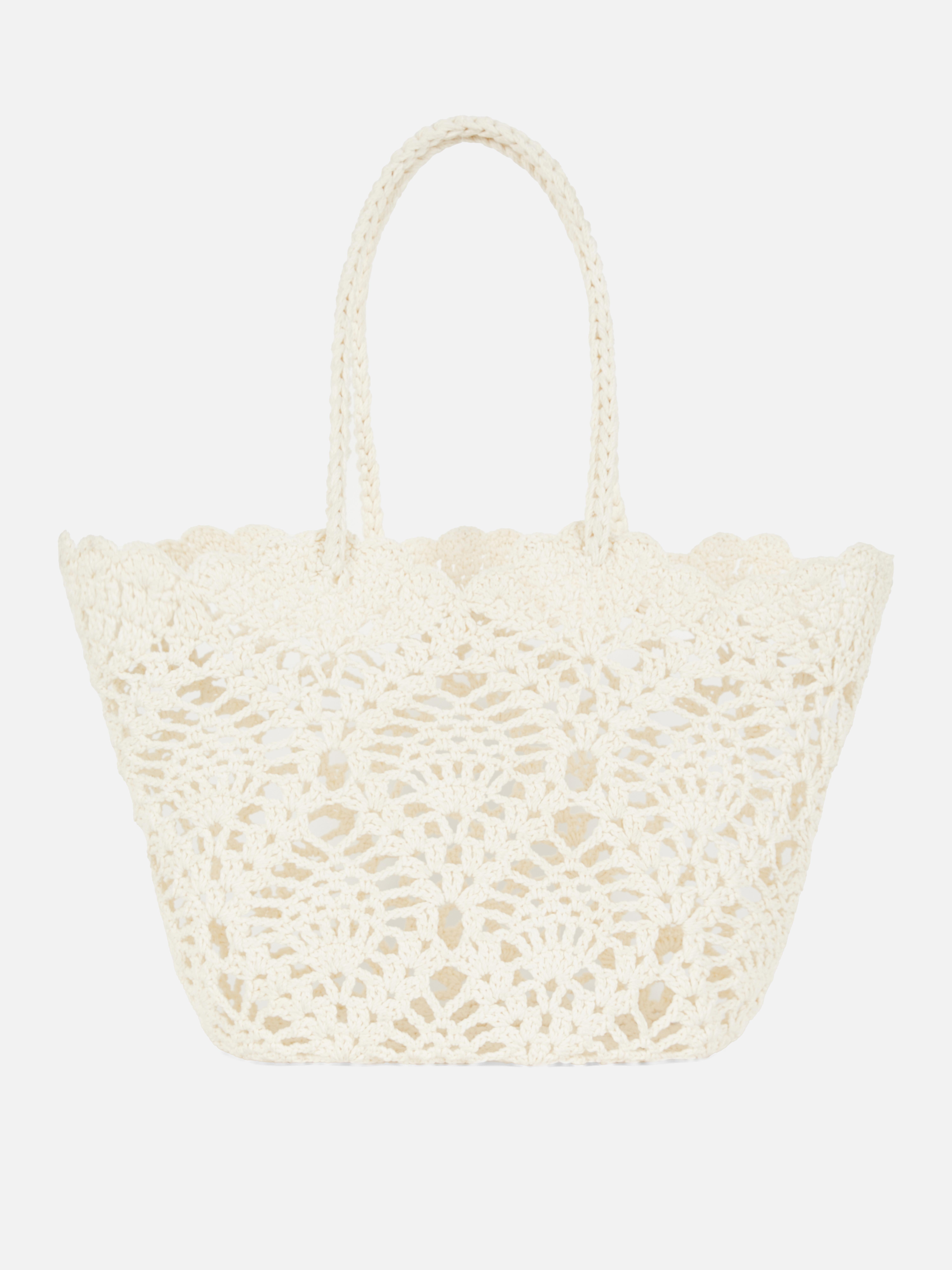 „Paula Echevarría“ Häkel-Bucket-Tasche
