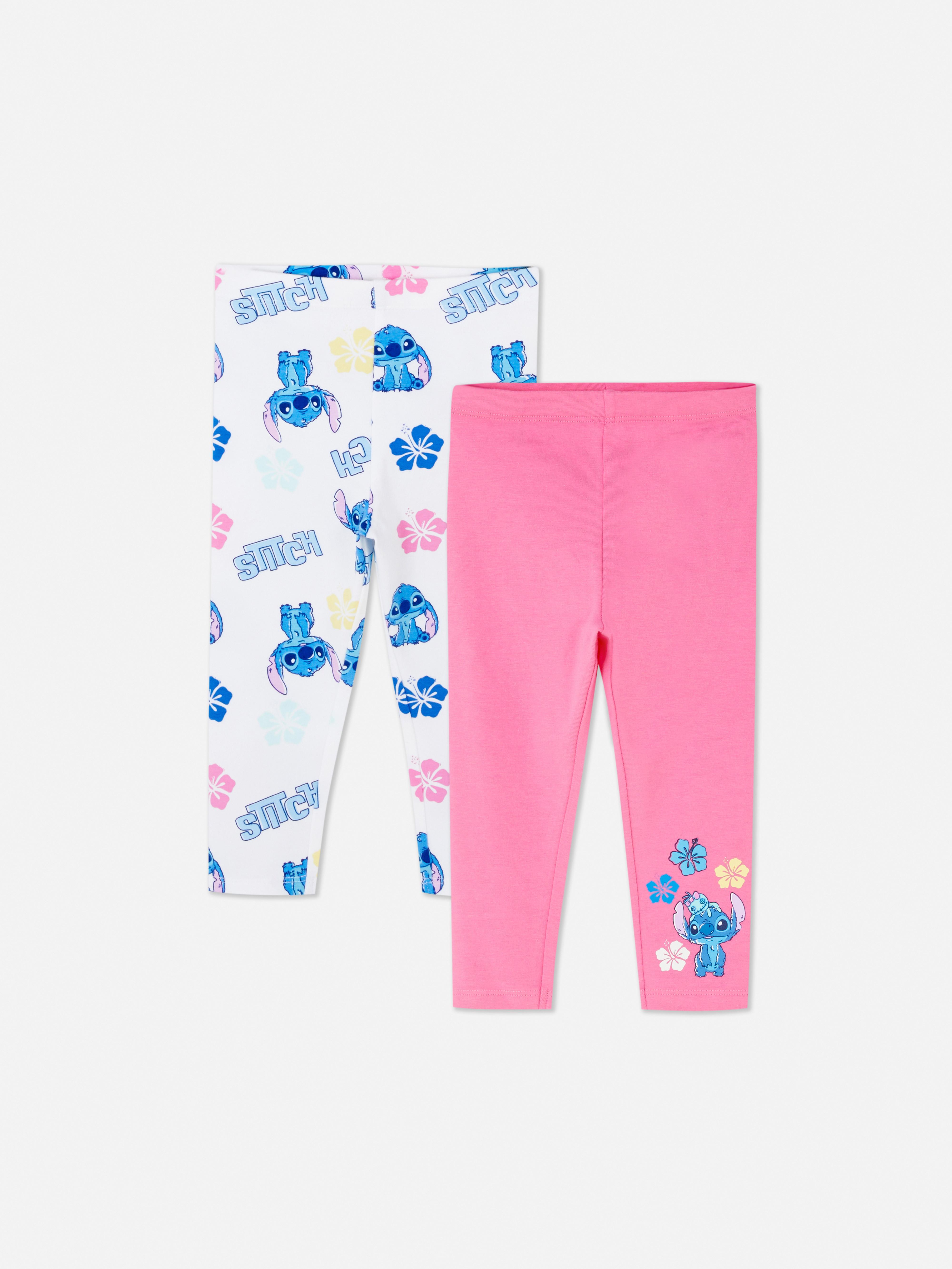 Legging met print Disney's Stitch, set van 2