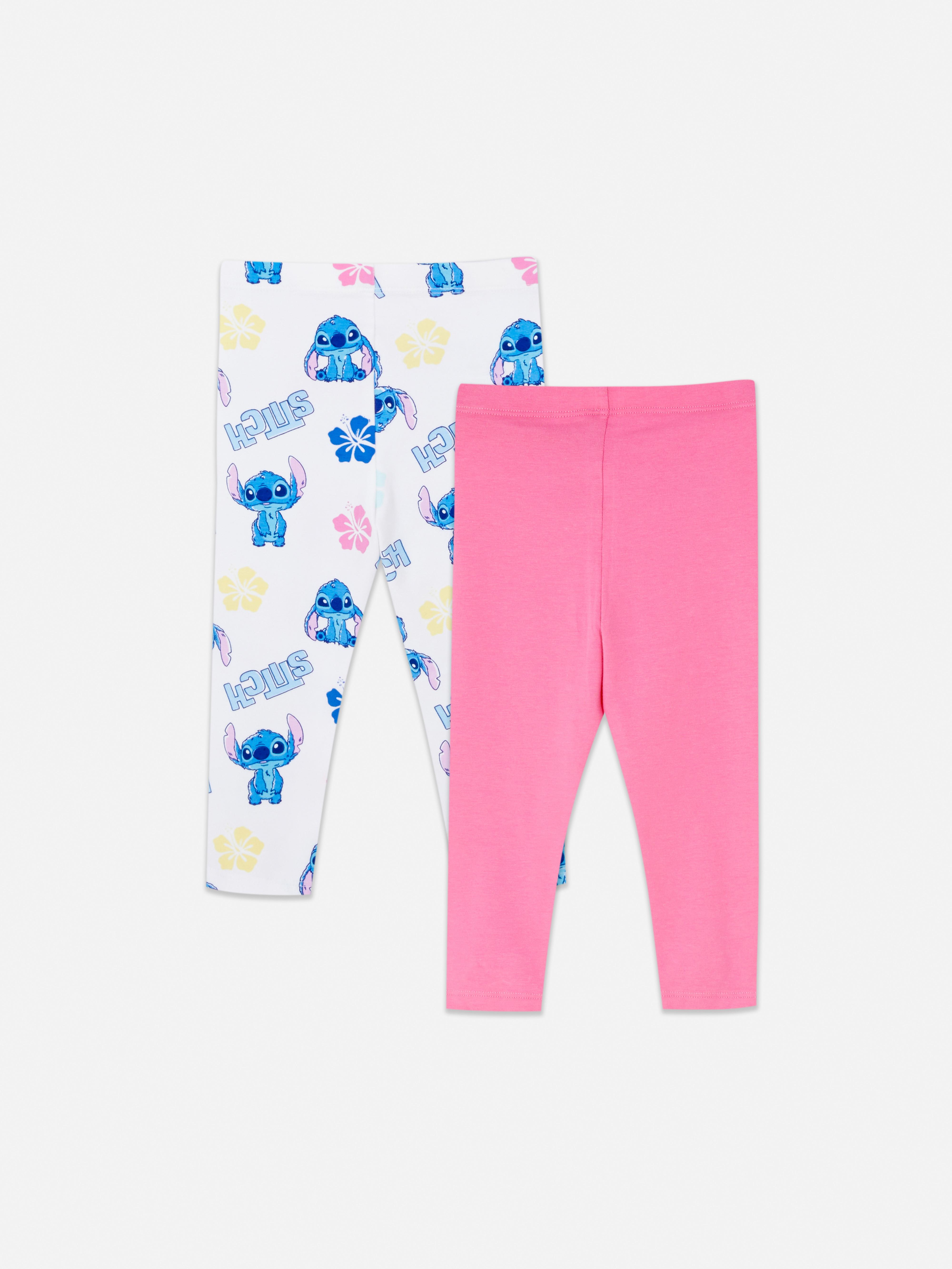 Legging met print Disney's Stitch, set van 2