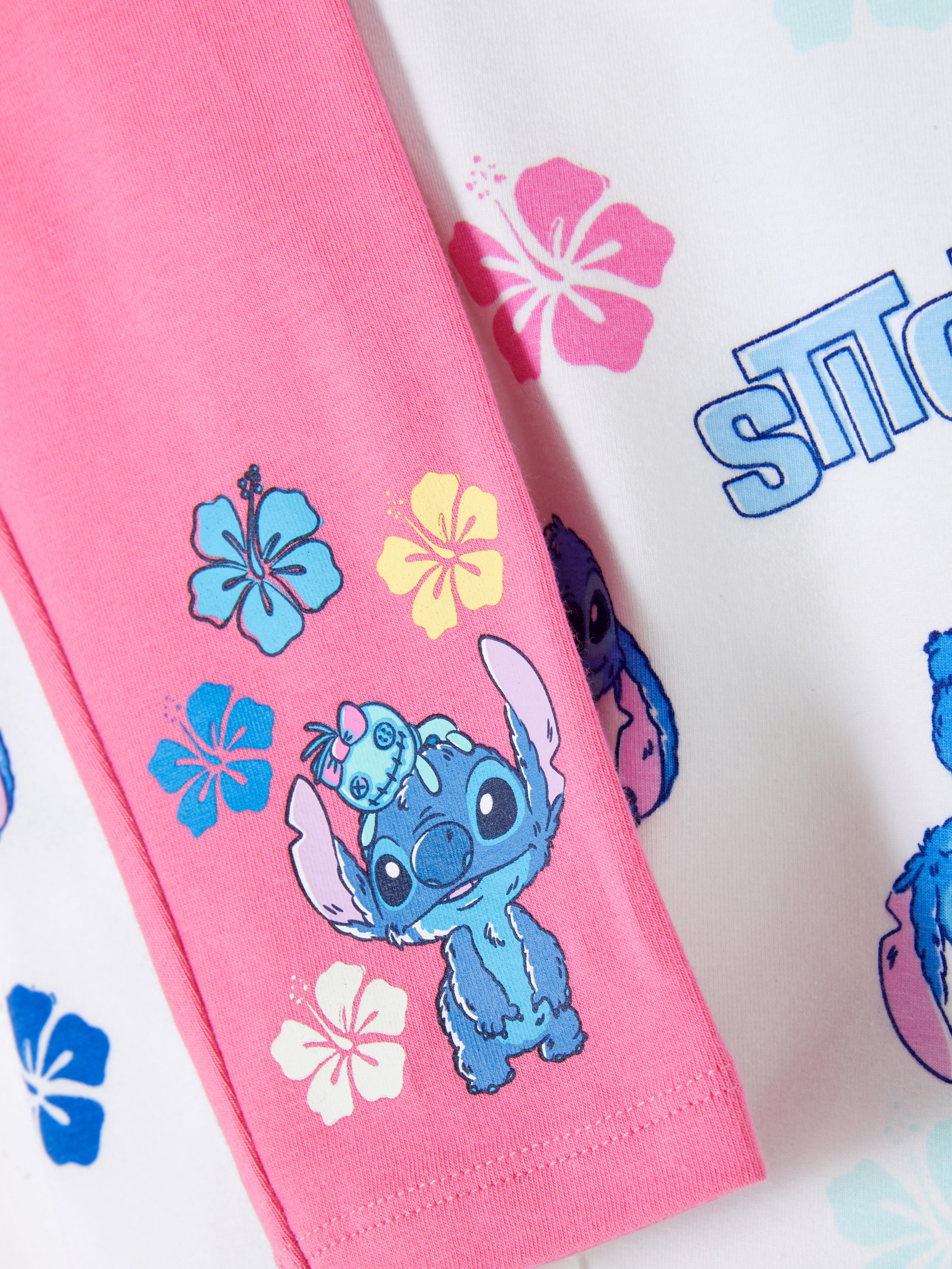 Legging met print Disney's Stitch, set van 2