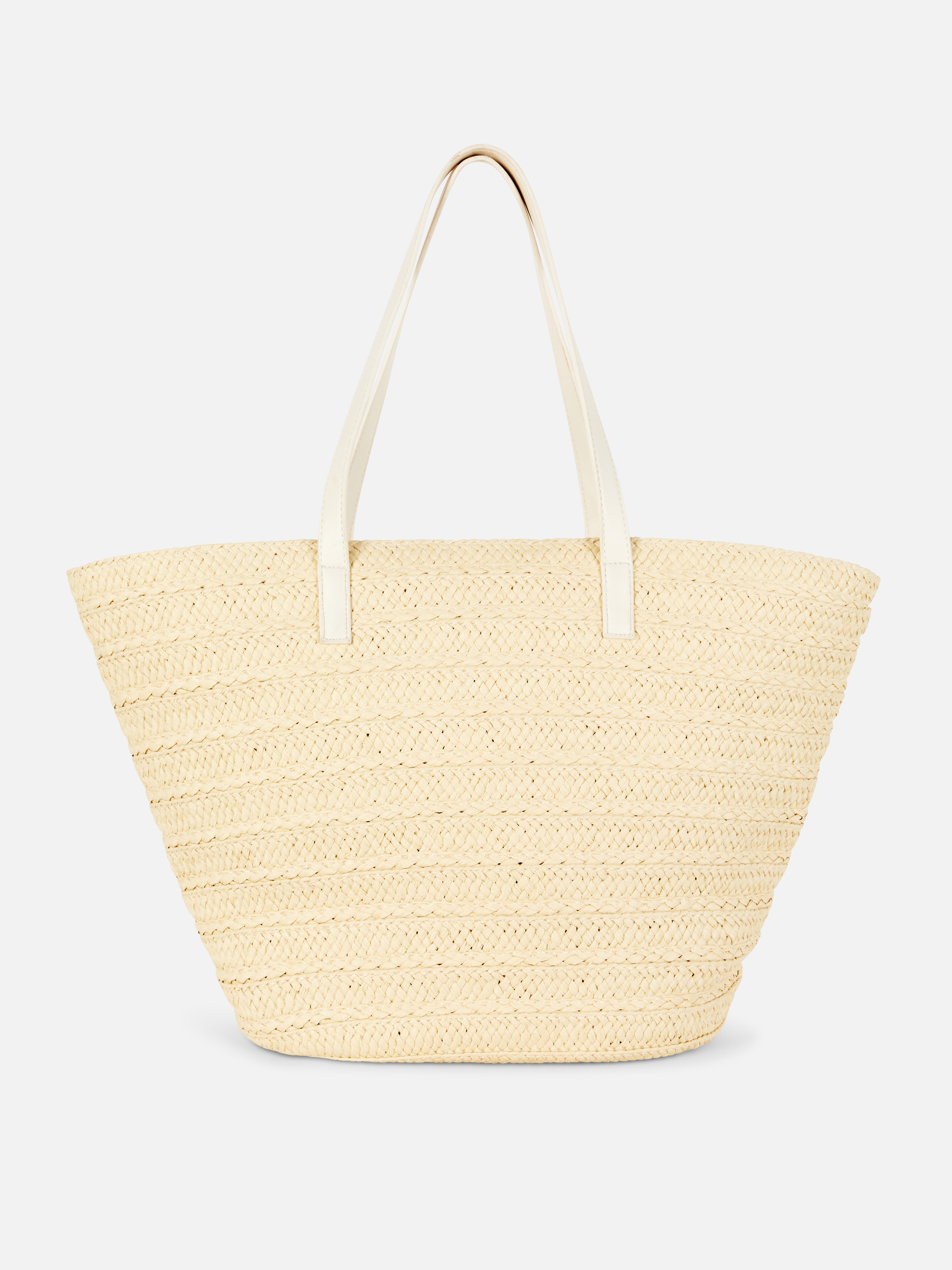 Sac seau en paille