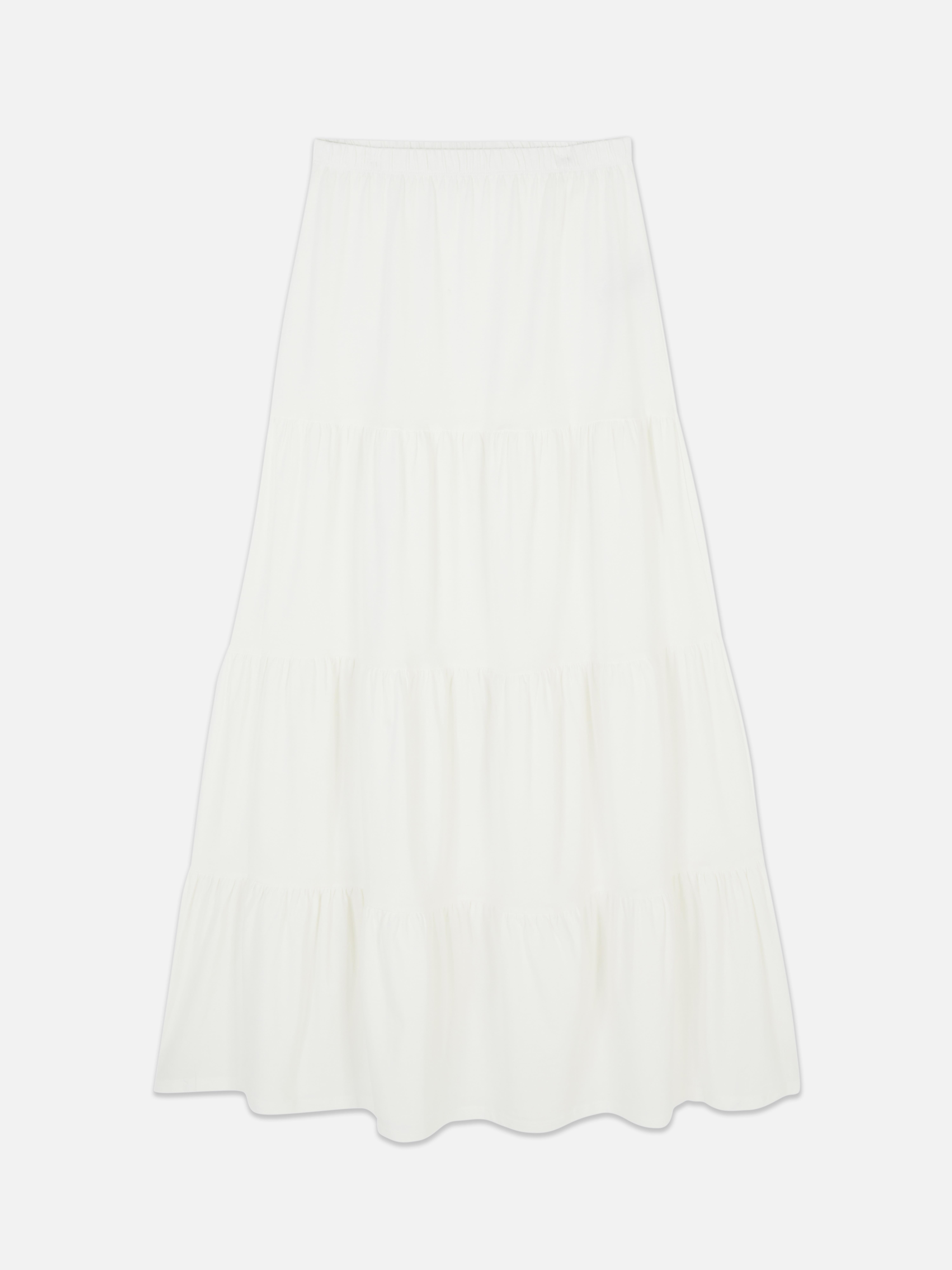 Tiered Maxi Skirt
