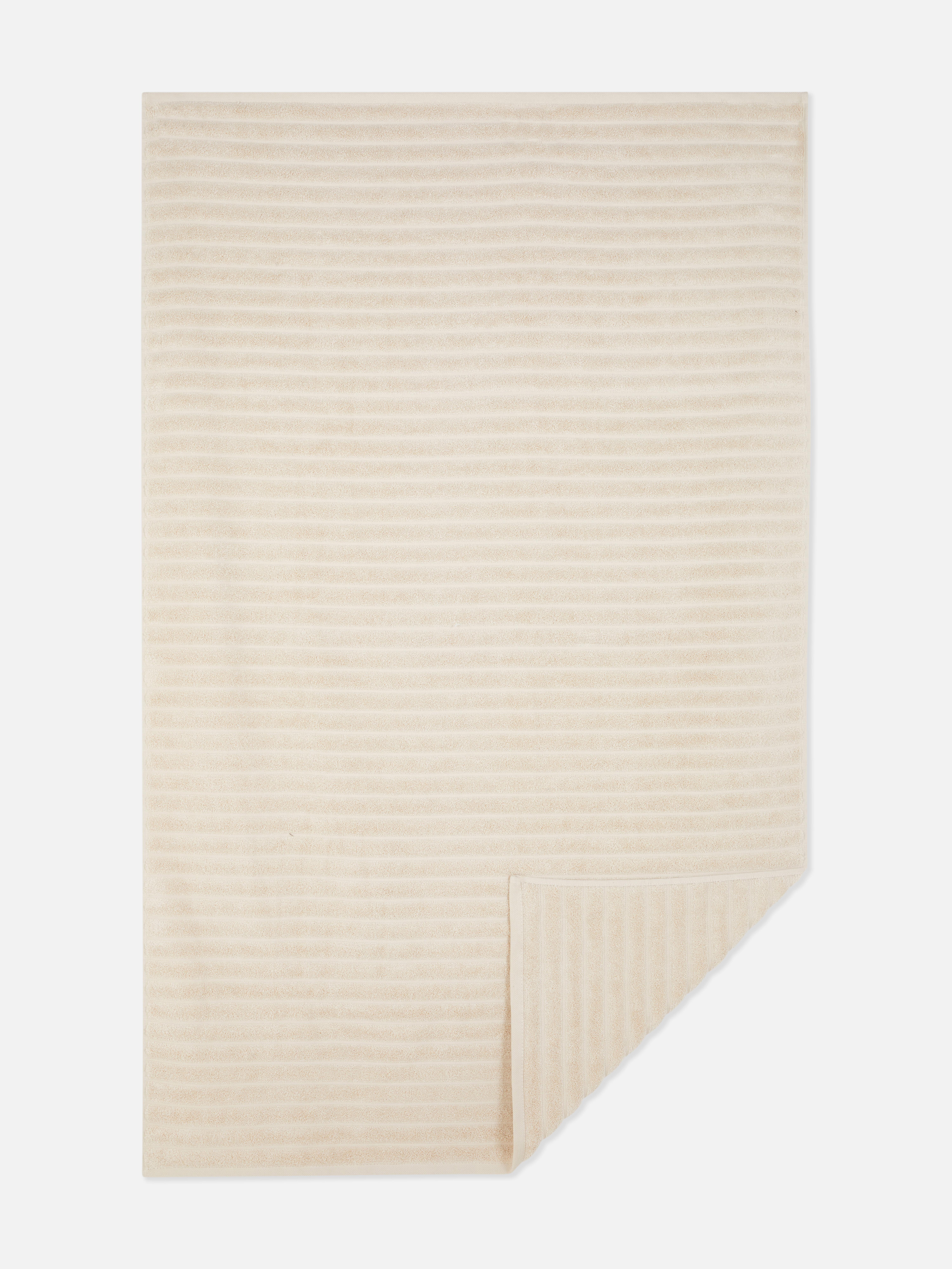 Serviette de bain côtelée extra large
