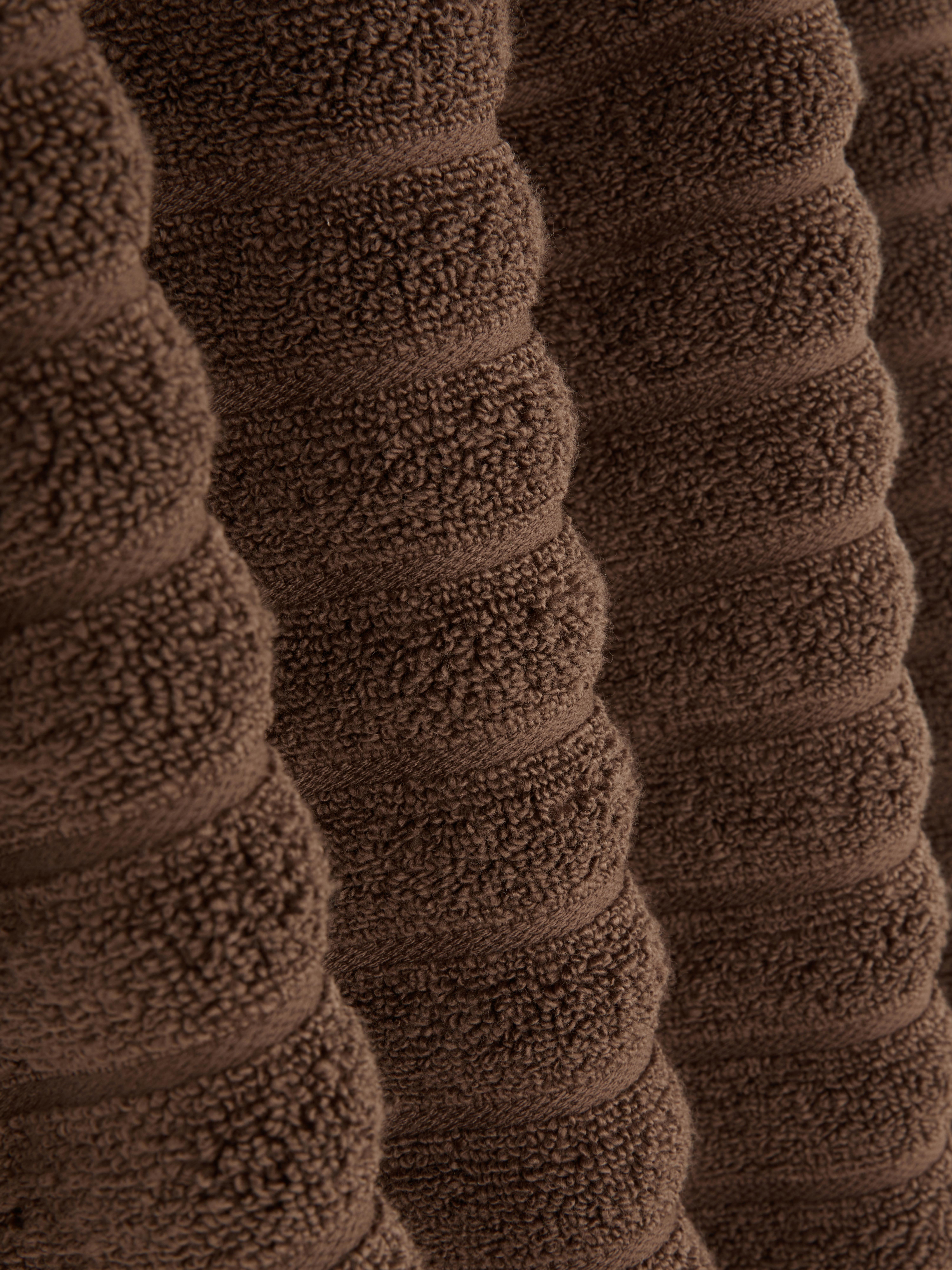 Extra Large Ribbed Bath Towel