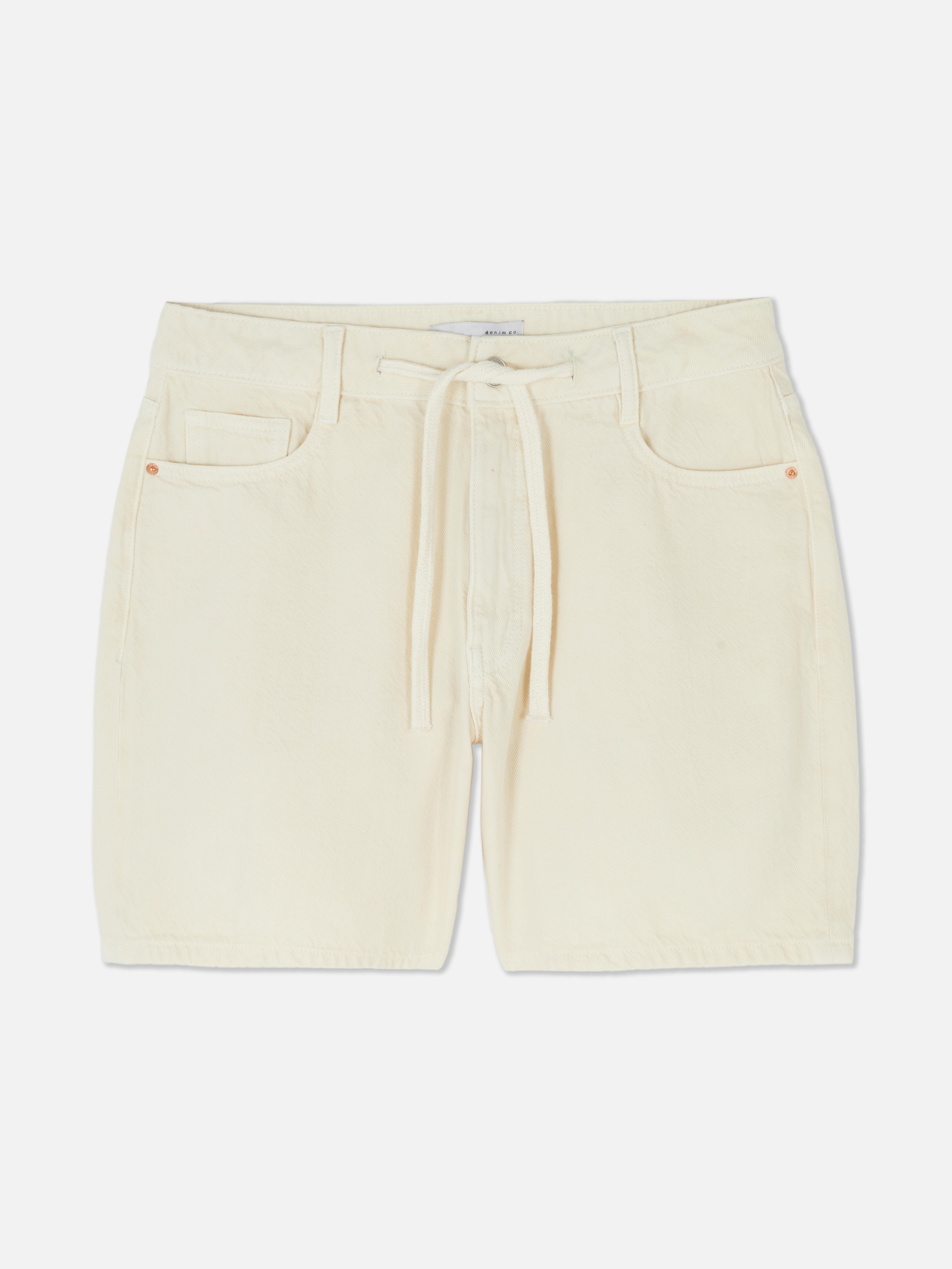 Short en jean à nouer sur le devant