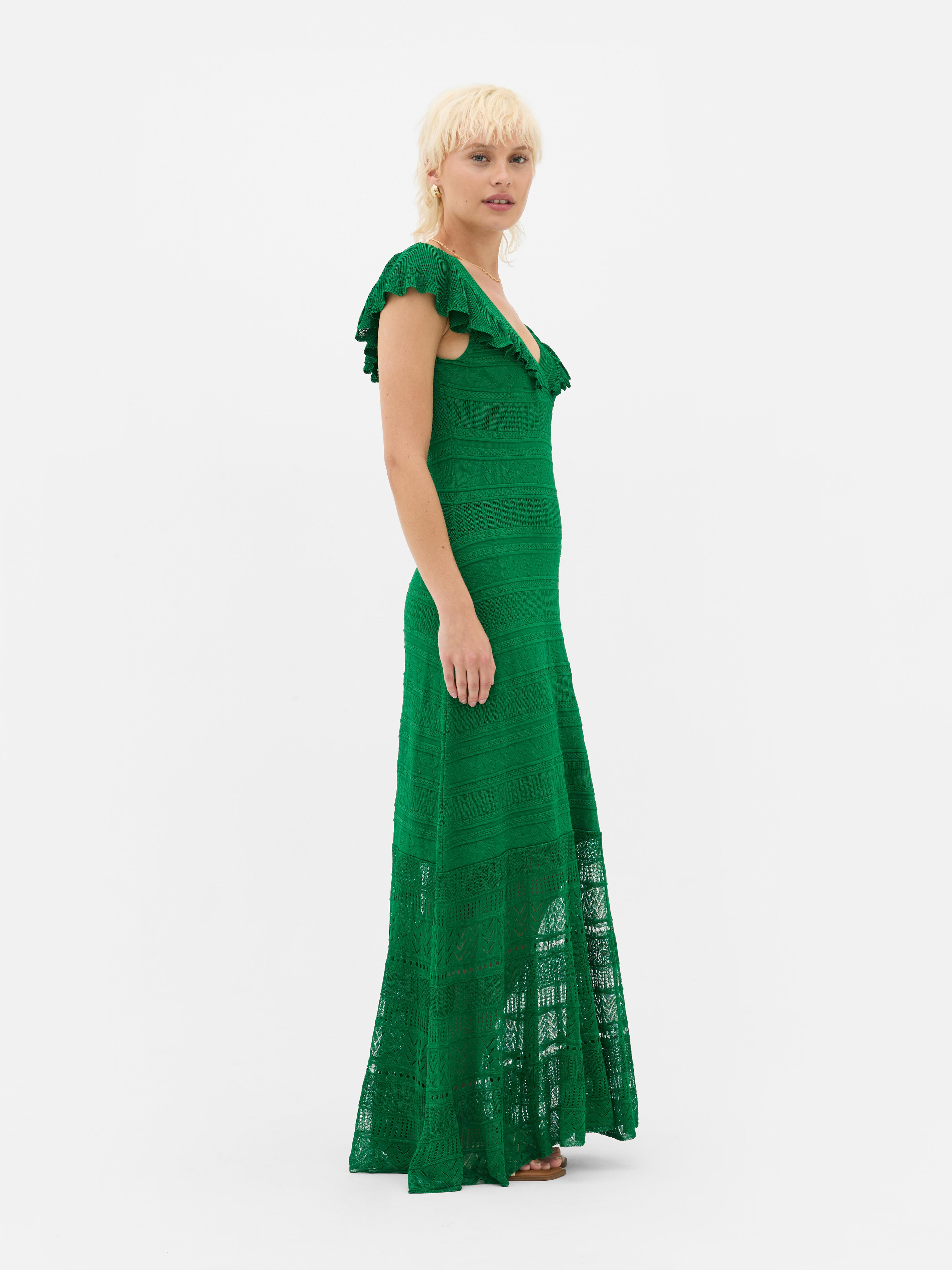 Robe longue à col en V Lola Paula Echevarria