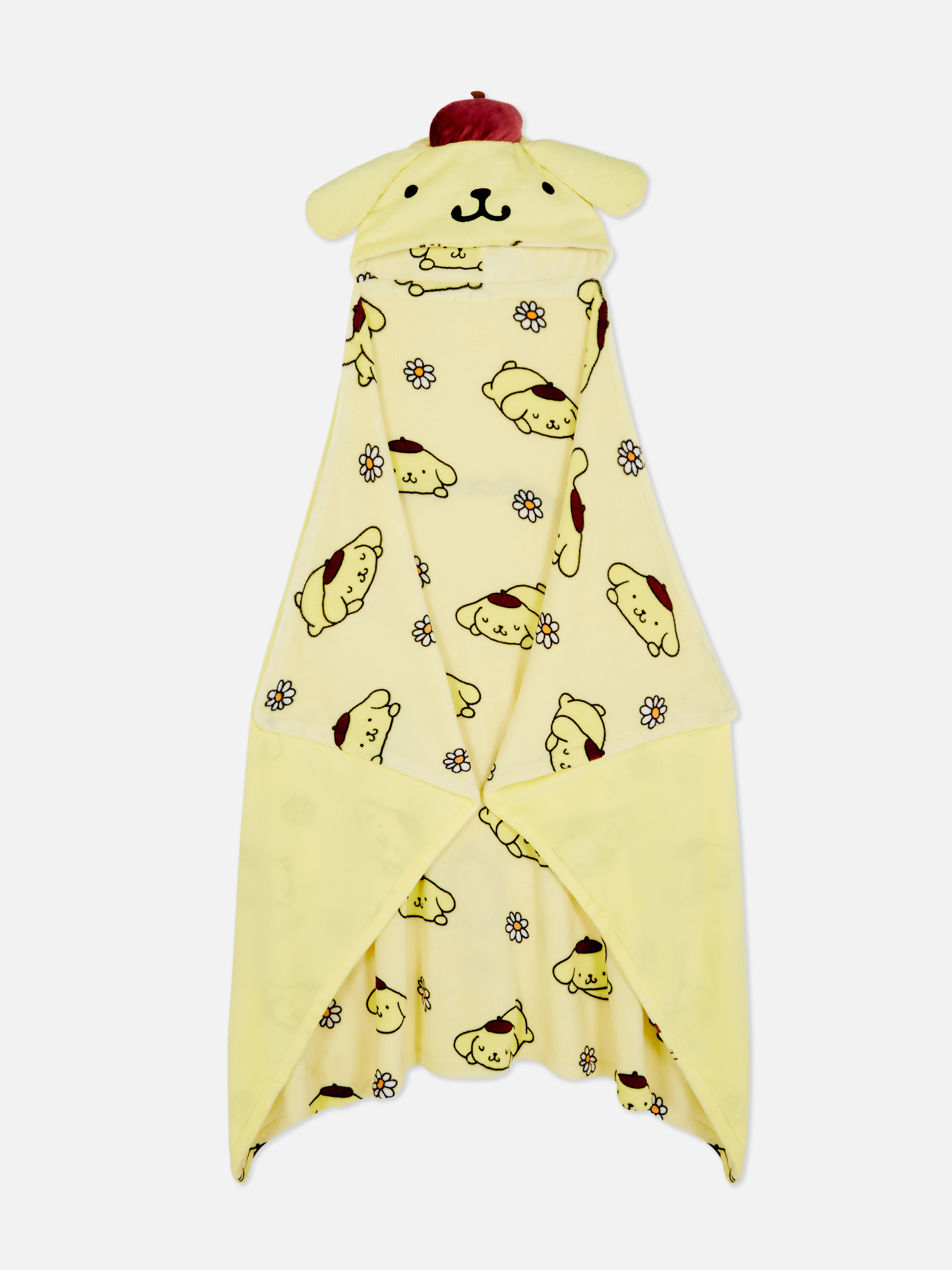 Coperta con cappuccio Pompompurin Hello Kitty