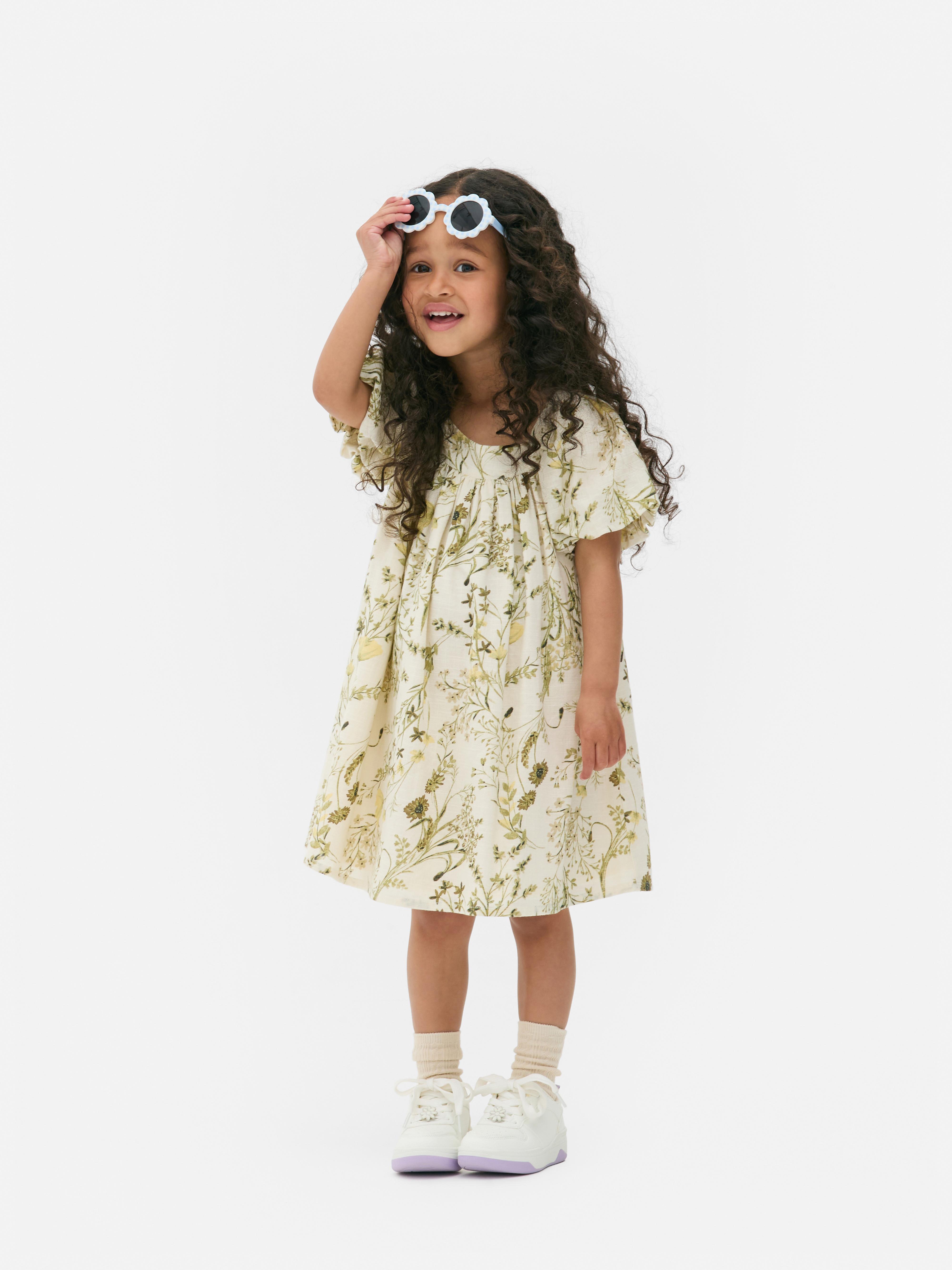 Floral Puff Sleeve Dress
